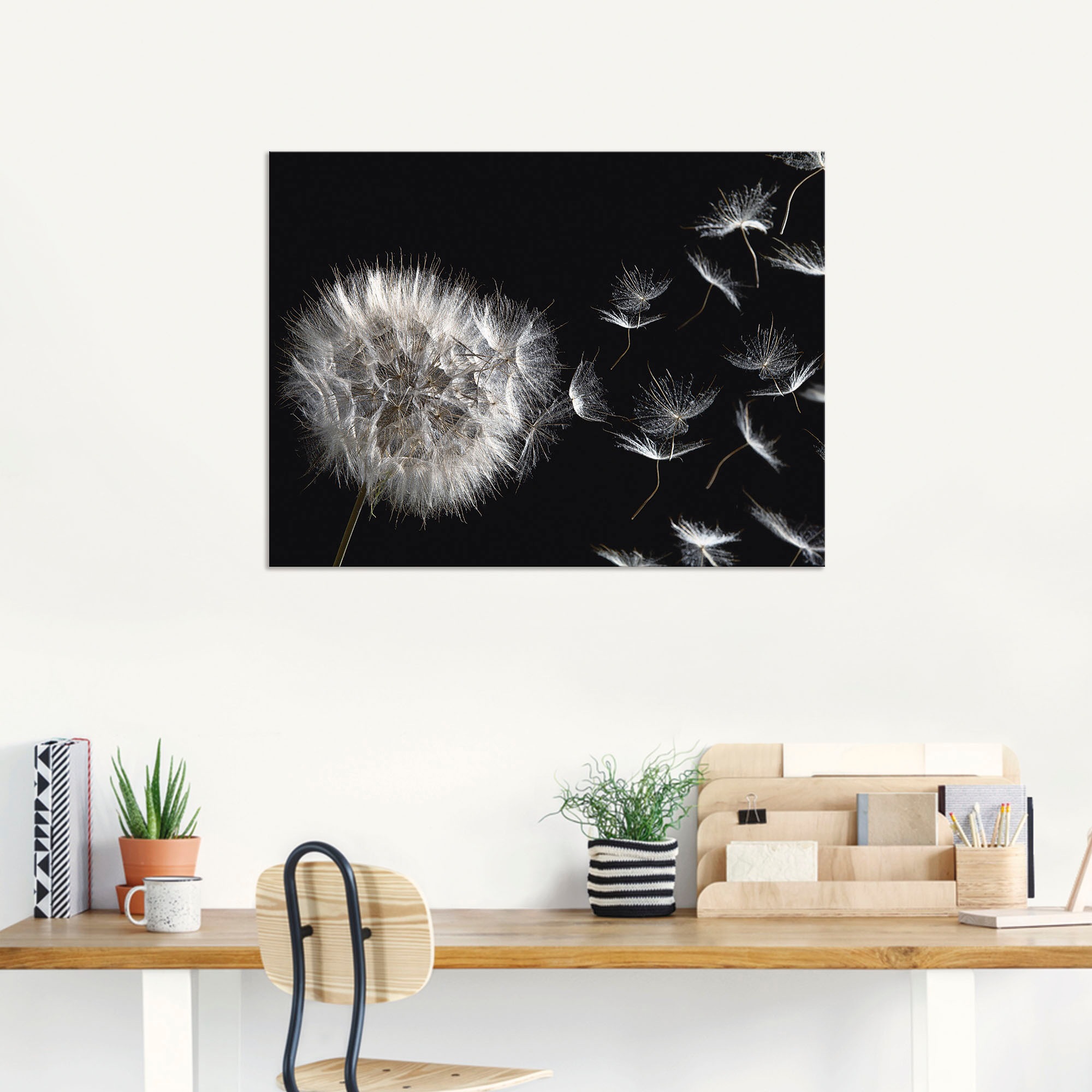 Artland Wandbild »Pusteblume«, Blumenbilder, (1 St.), als Alubild, Outdoorbild, Leinwandbild, Poster, Wandaufkleber