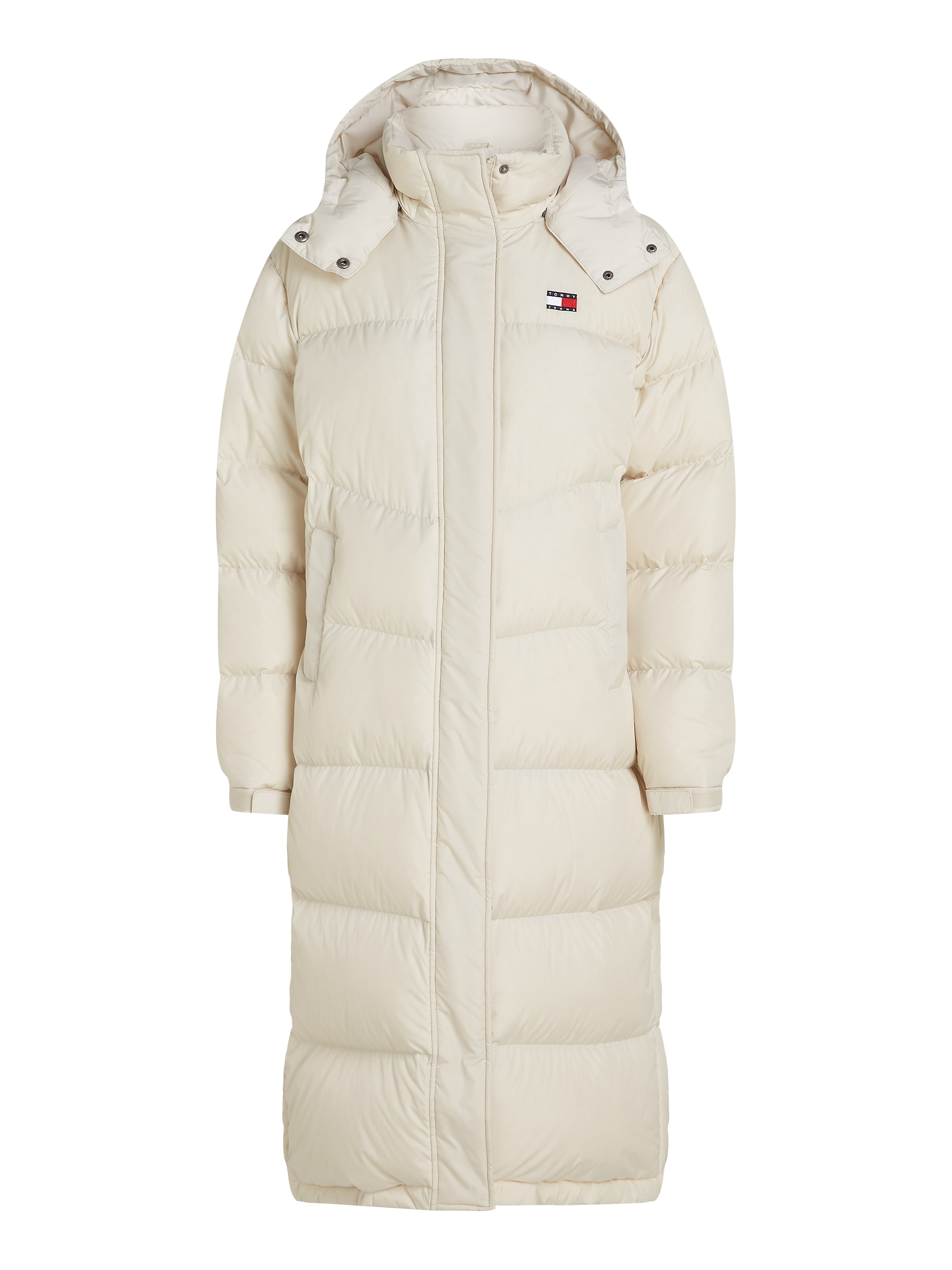 Tommy Jeans Steppmantel »TJW ALASKA LONG PUFFER EXT«, mit Logostickerei