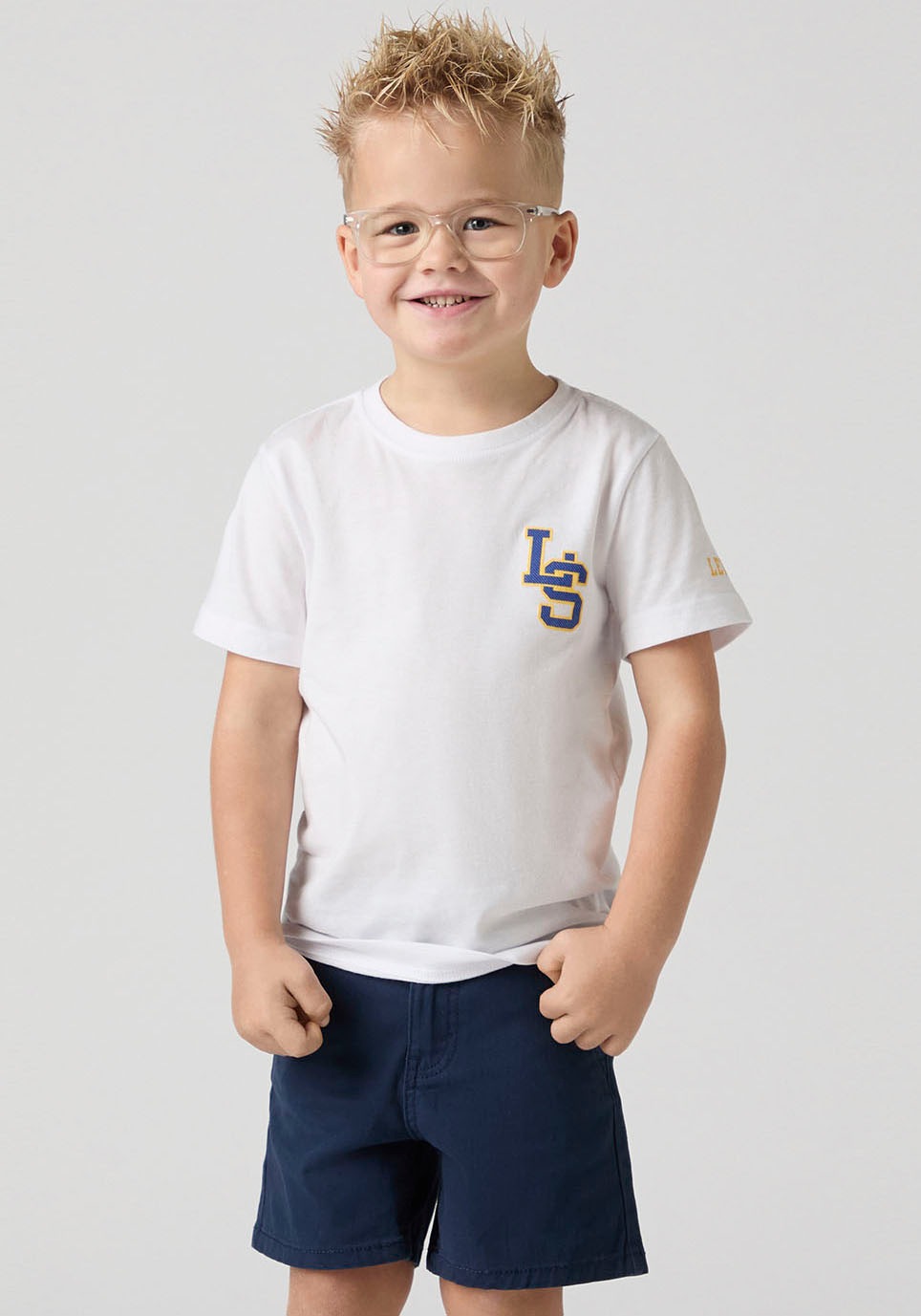 Levi's® Kids T-Shirt »LVB "LS" MONOGRAM TEE«, mit Markendruck for BOYS