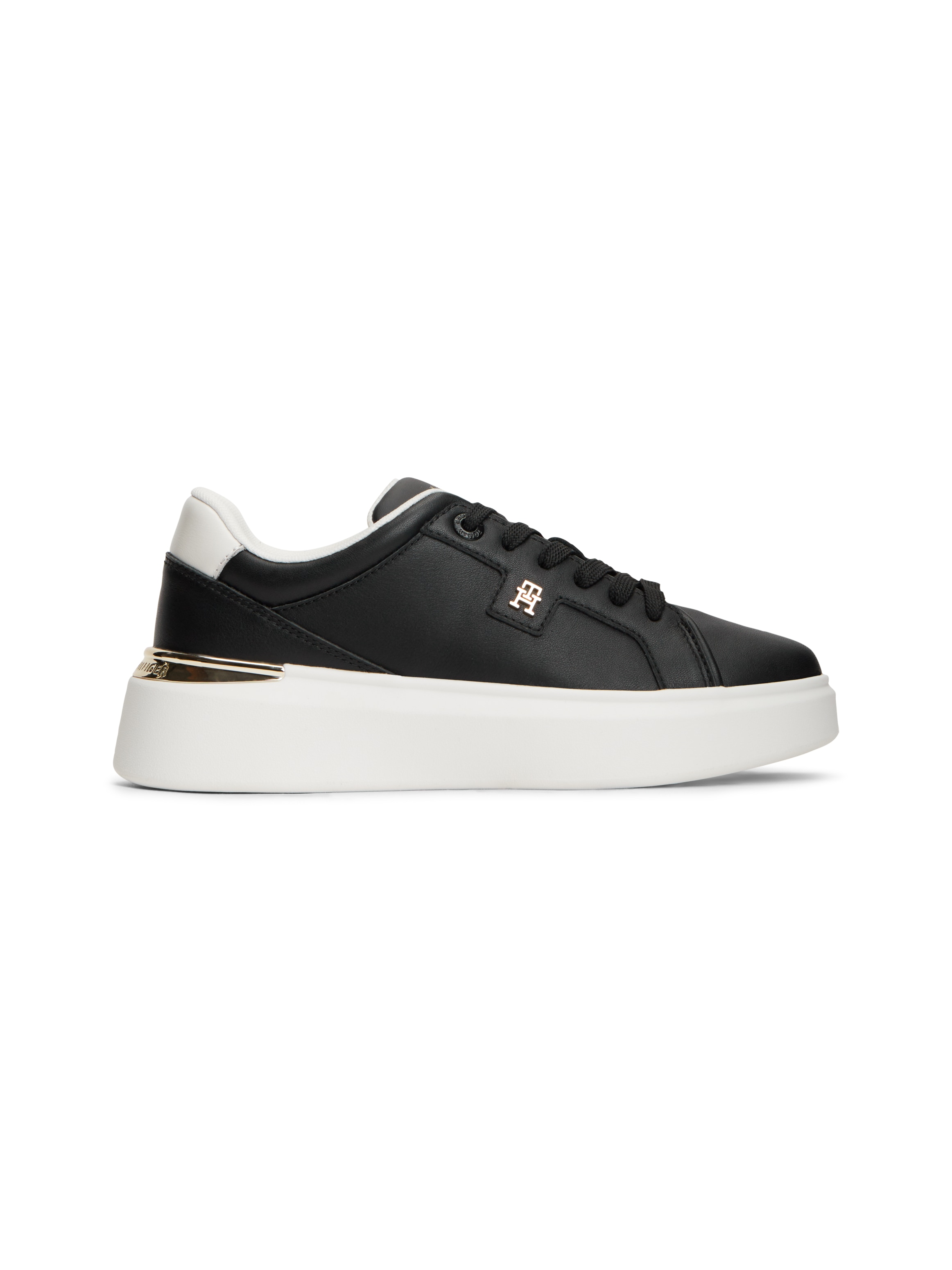 Tommy Hilfiger Plateausneaker »TH CHIC PLATFORM«  Freizeitschuh, Halbschuh, Schnürer mit seitlichem TH-Emblem