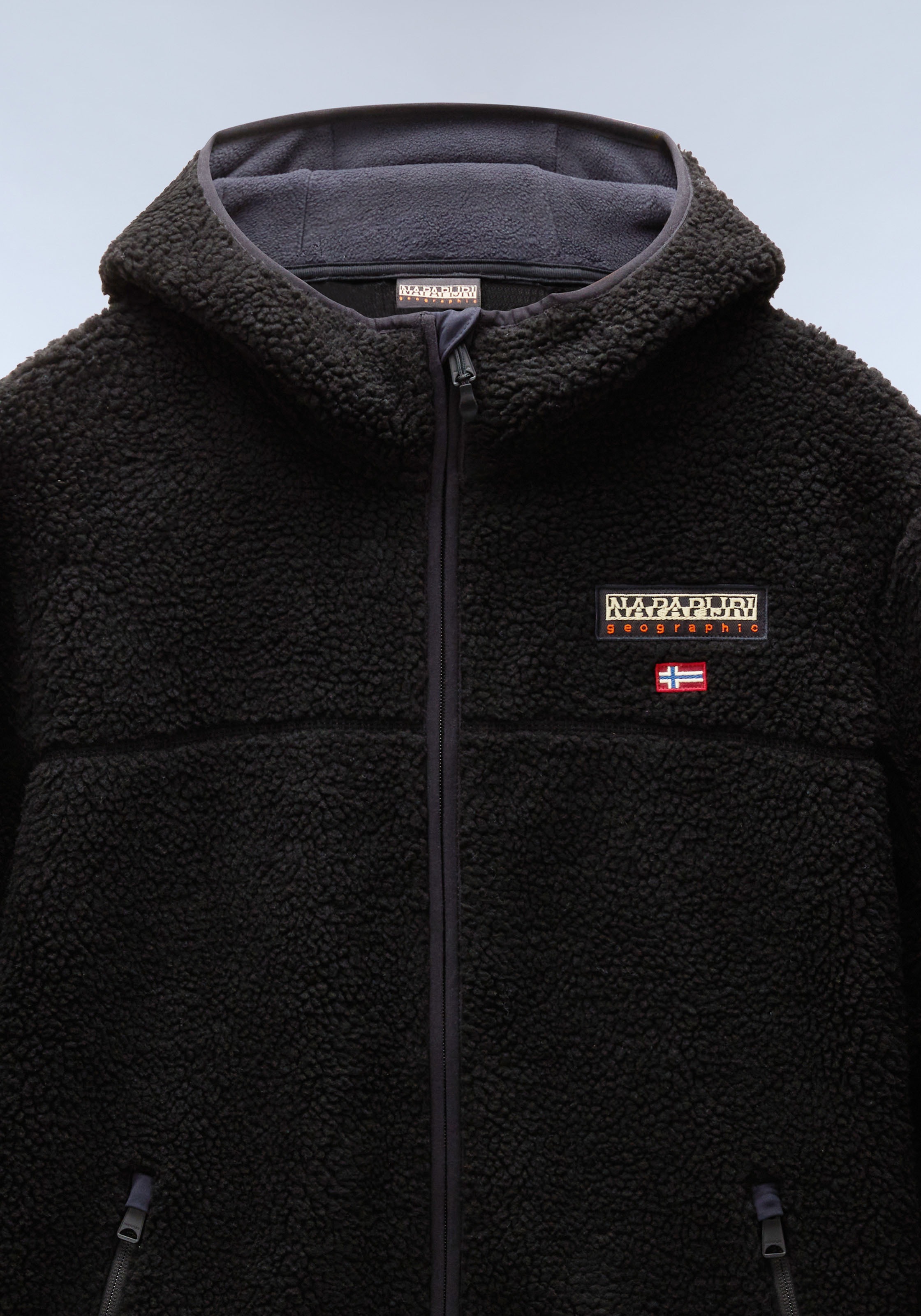 Napapijri Fleecejacke »TYNIK«, mit Kapuze