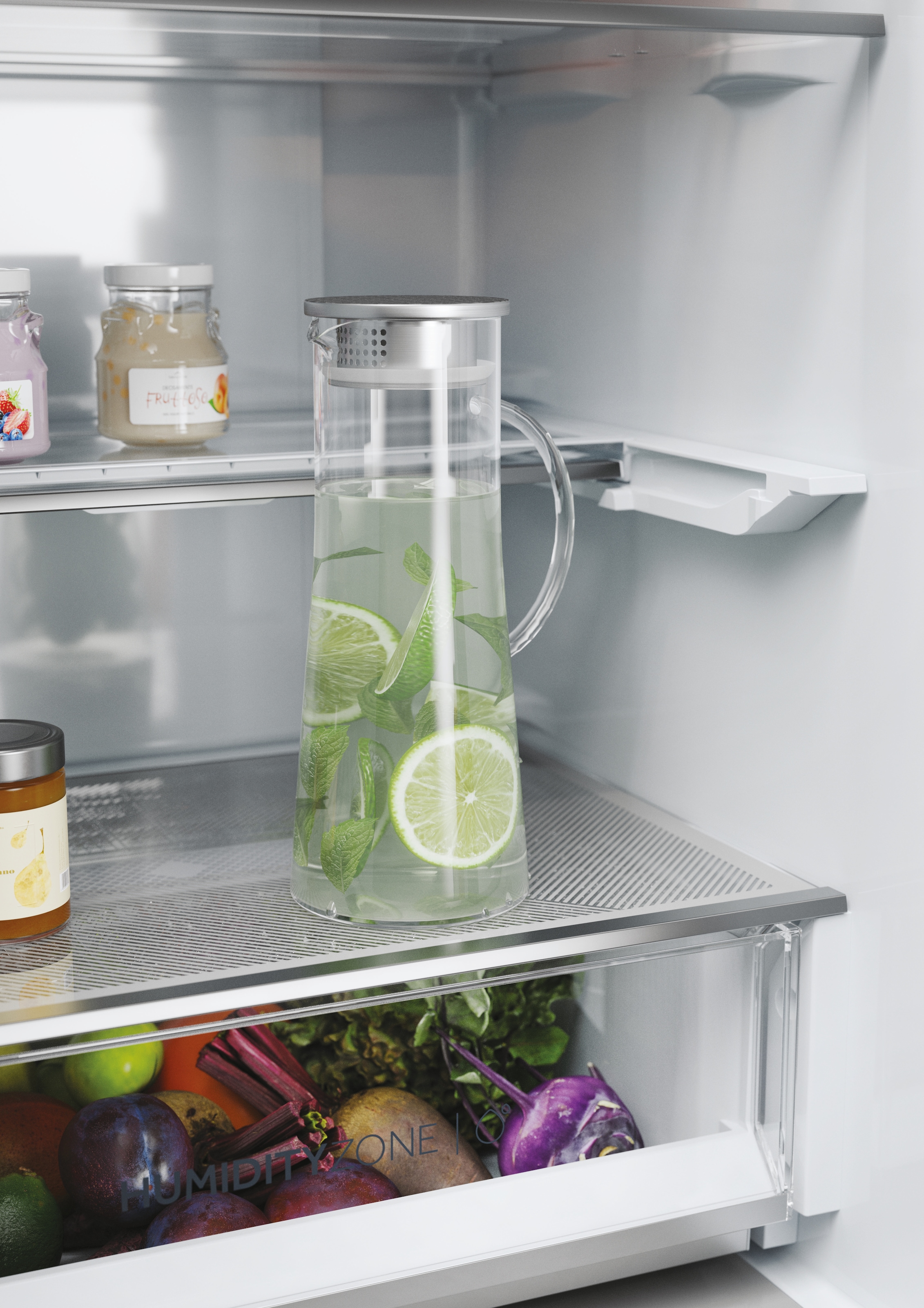 Haier Kühl-/Gefrierkombination 3D 60 Series 7 »HTW7620ANMG«, WIFI connected, Innovative Gefrier-Schubladen: Sparen Energie