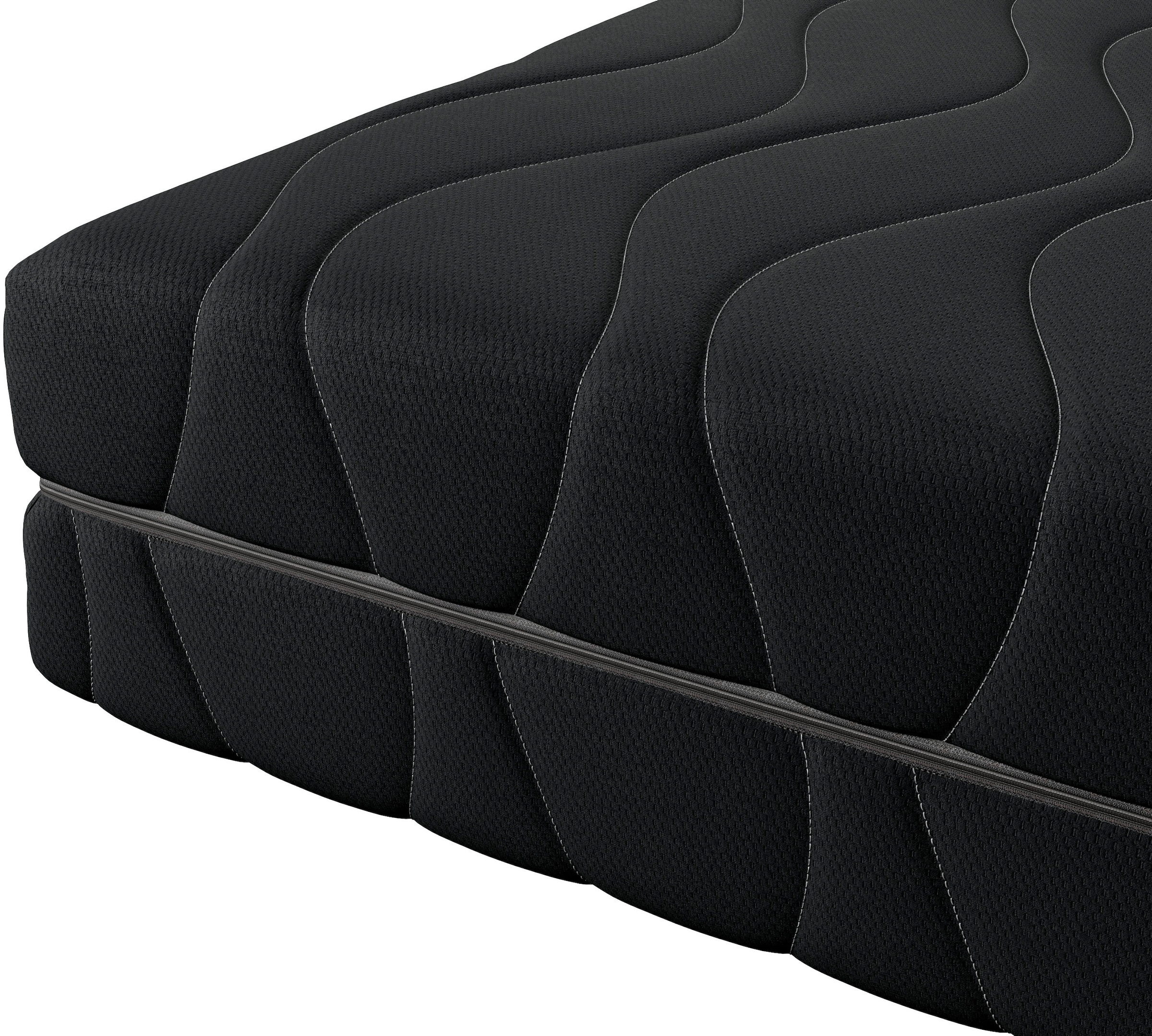 my home Taschenfederkernmatratze »Black Diamond Comfort, Matratze 90x200, 140x200 cm & weitere Größen«, 20 cm hoch, 500 Federn, (1 St.), 7-Zonen, H2 / H3 / H4, ergonomisch, atmungsaktiv