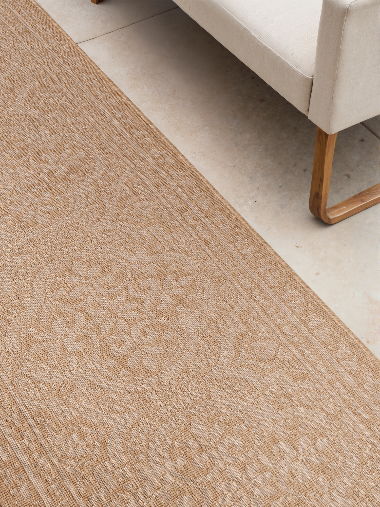 HANSE Home Outdoorteppich »Rosel Wendeteppich«, rechteckig, 5 mm Höhe, In und Outdoor, Flachgewebe, wetterfest, pflegeleicht, robust
