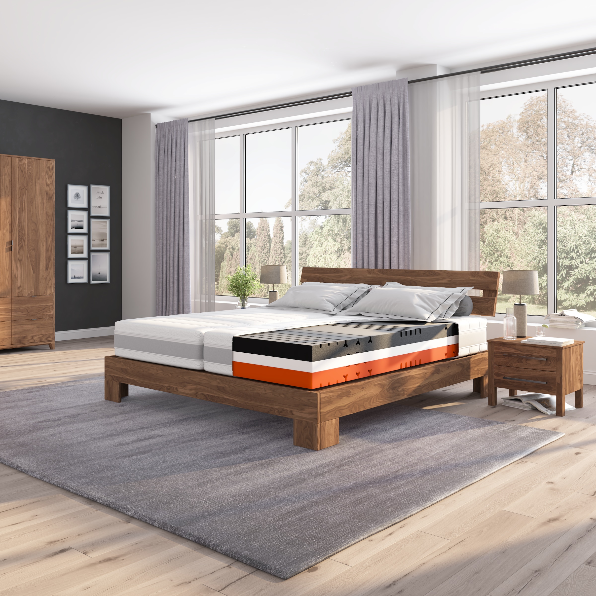 Hn8 Schlafsysteme Kaltschaummatratze »Sleep Balance Pro«, 24 cm hoch, (1 St., 1-tlg.)