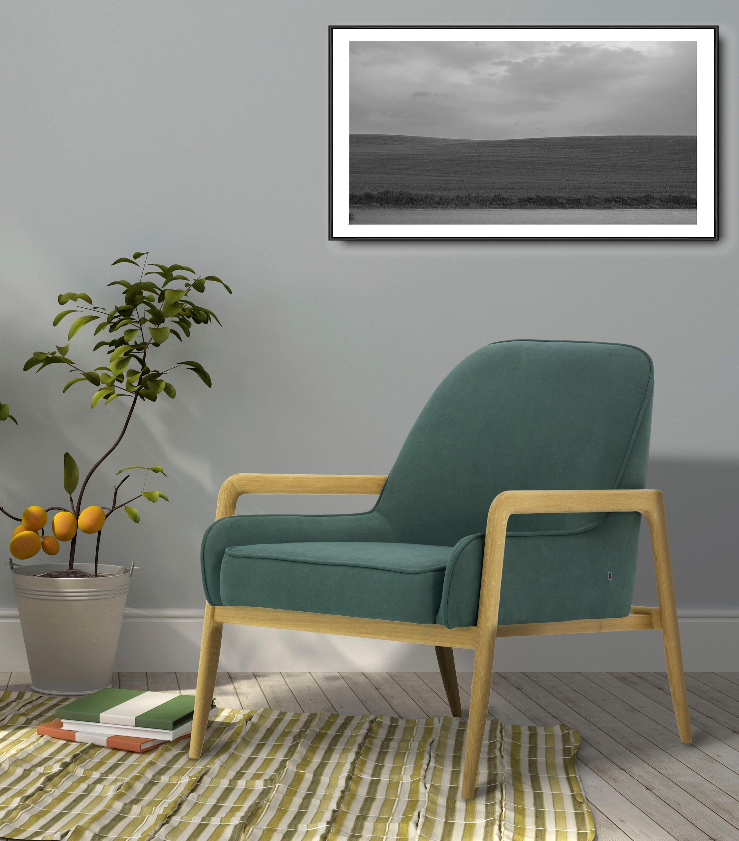 Home affaire Sessel »Braga« wahlweise mit Gestell aus Eiche in dunkel oder günstig online kaufen