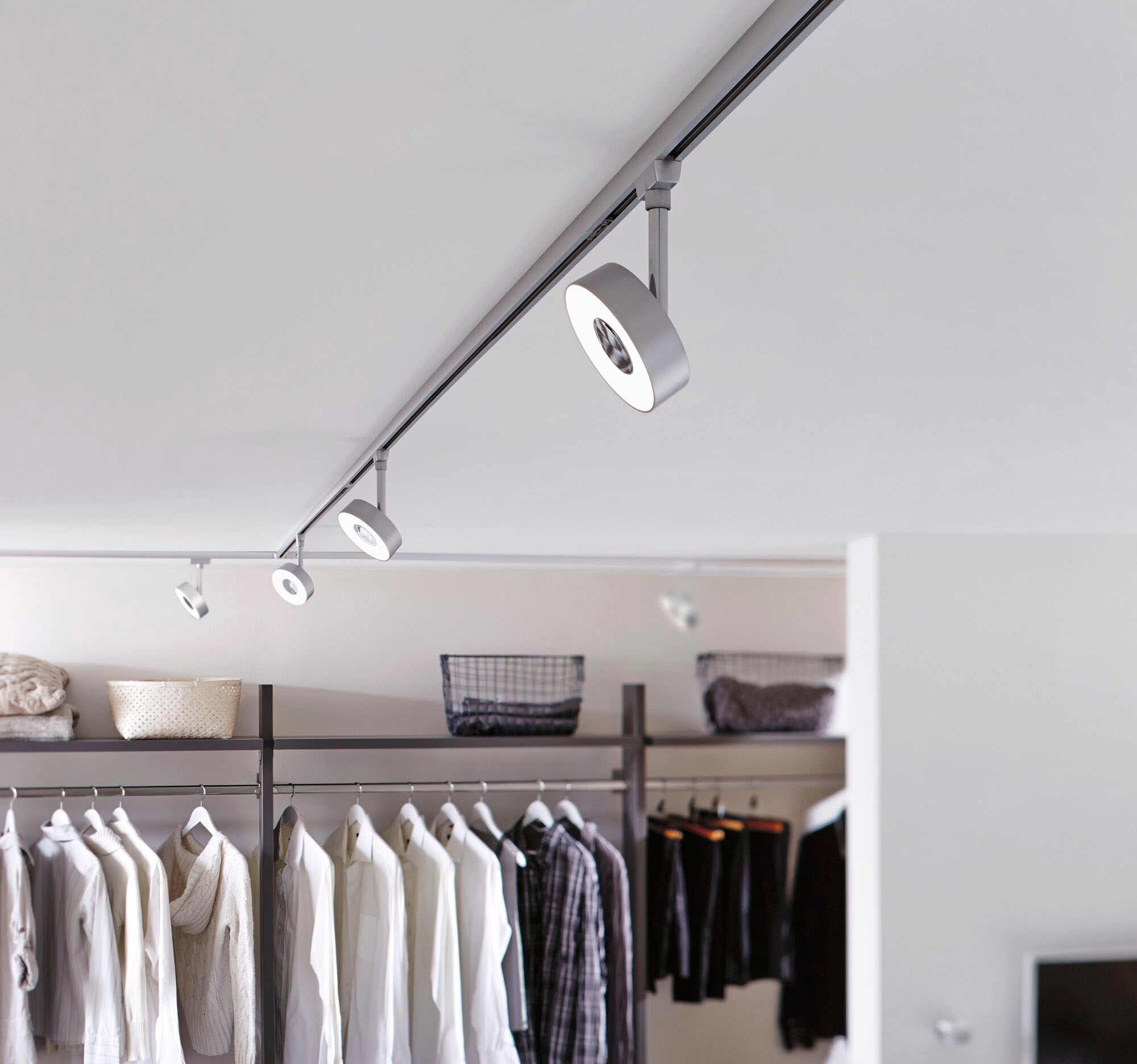 Paulmann Schienensystem-Leuchten »URail Spot Circle 1x5W 4000K 230V«, 3-Step-Dimmbar