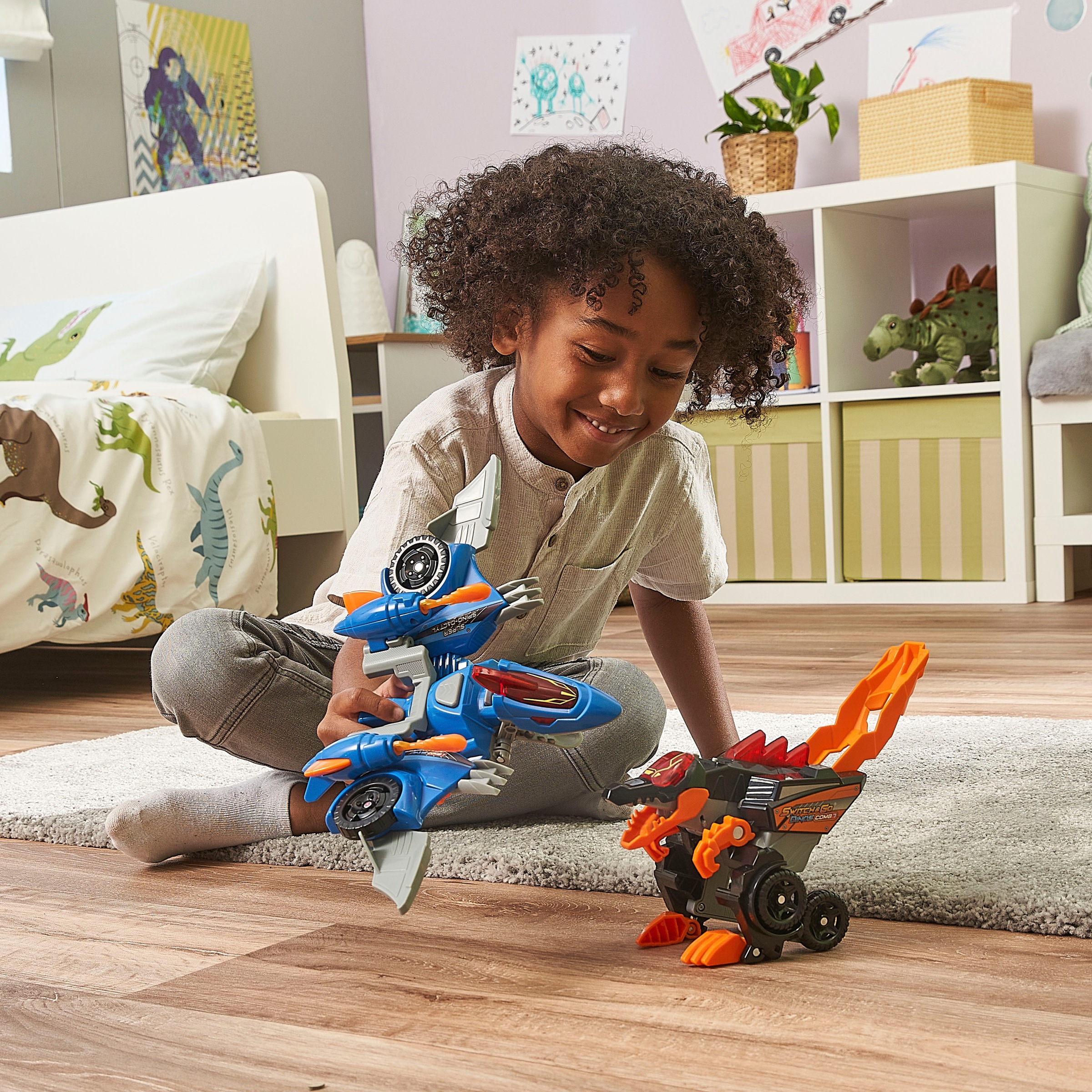 Vtech® Spielfigur »Switch & Go Dinos 2-in-1 Spinosaurus & Pterodaktylus«, mit Sound und Lichteffekten