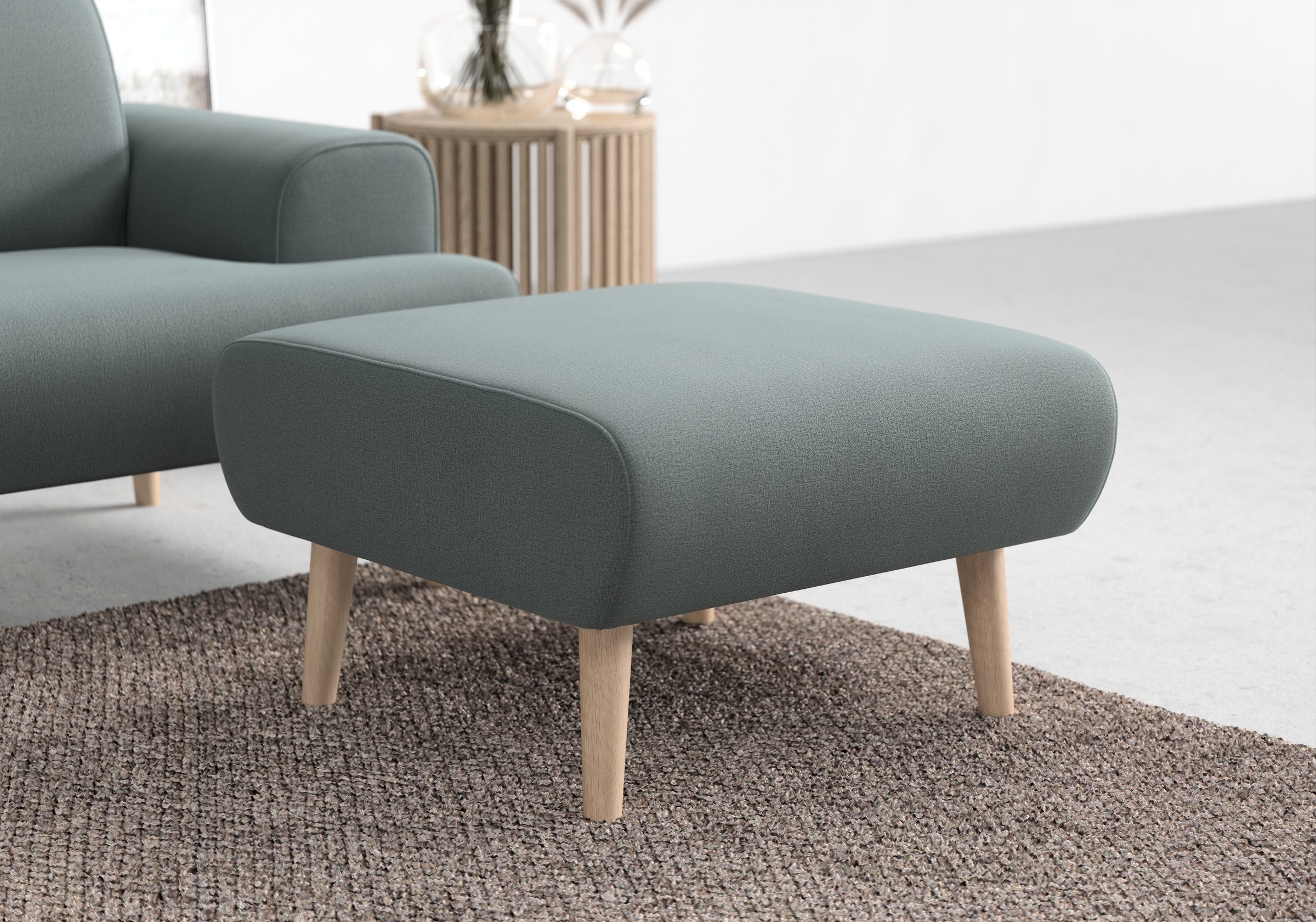 andas Polsterhocker »Swift«, passend zur Serie "Swift", B/T/H: 75/68/44 cm