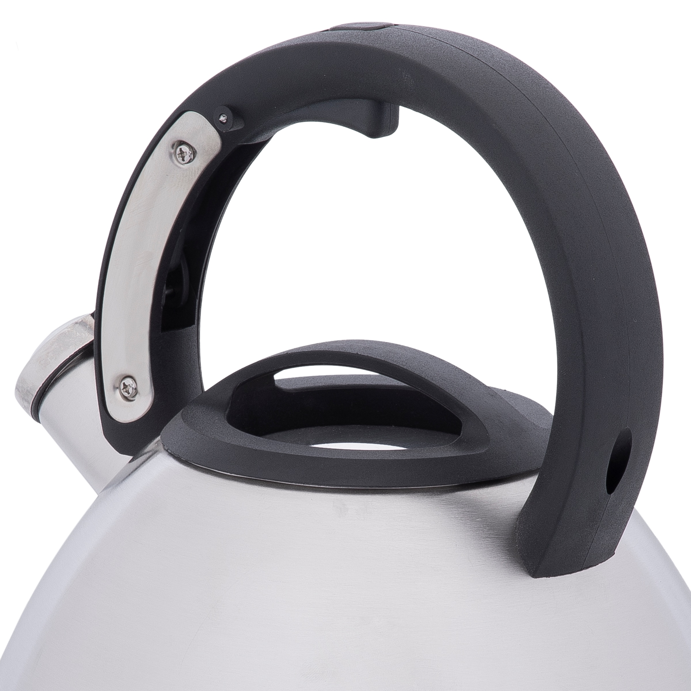 RESTO Kitchenware Wasserkessel »Lyra, Flötenkessel 2,7 l mit wärmespeicherndem Boden im Geschenkkarton«, Edelstahl, (1 tlg.), mit ergonomischem, wärmeableitenden Bakelit-Griff