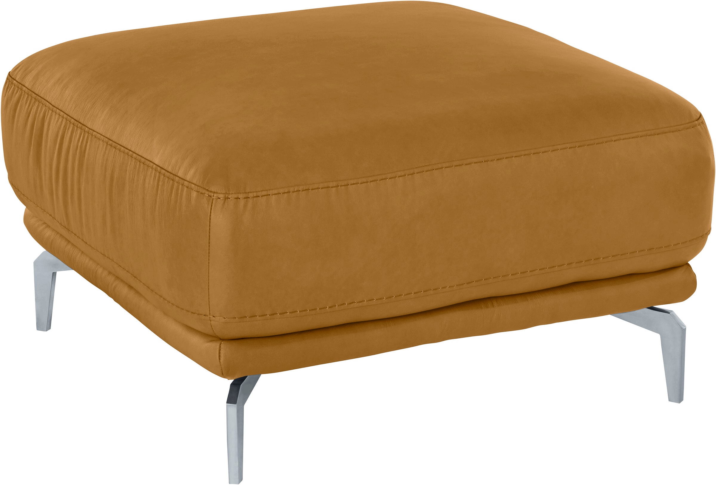W.SCHILLIG Hocker "montanaa" mit Metallfüßen in Silber matt, Breite 71 cm günstig online kaufen