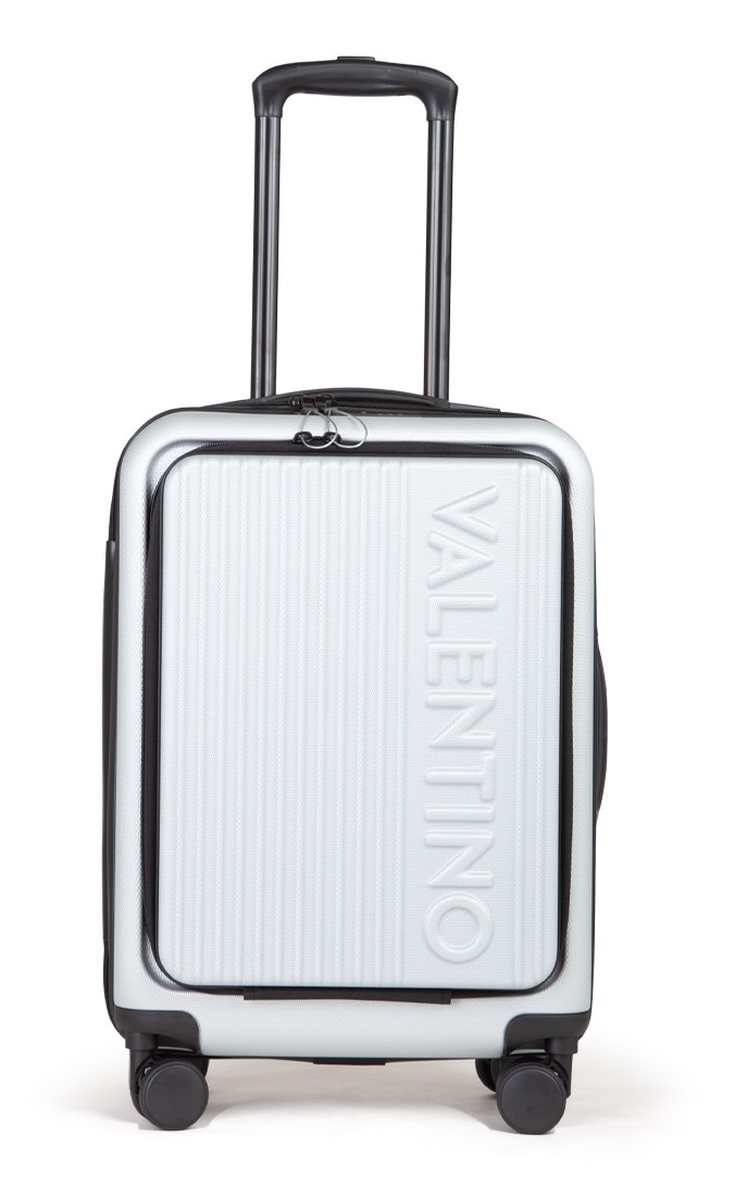 VALENTINO BAGS Koffer »LEXPLOR, 55 cm«, 4 Rollen, Handgepäck-Trolley Reisegepäck Hartschalenkoffer Easy-Access Frontfach