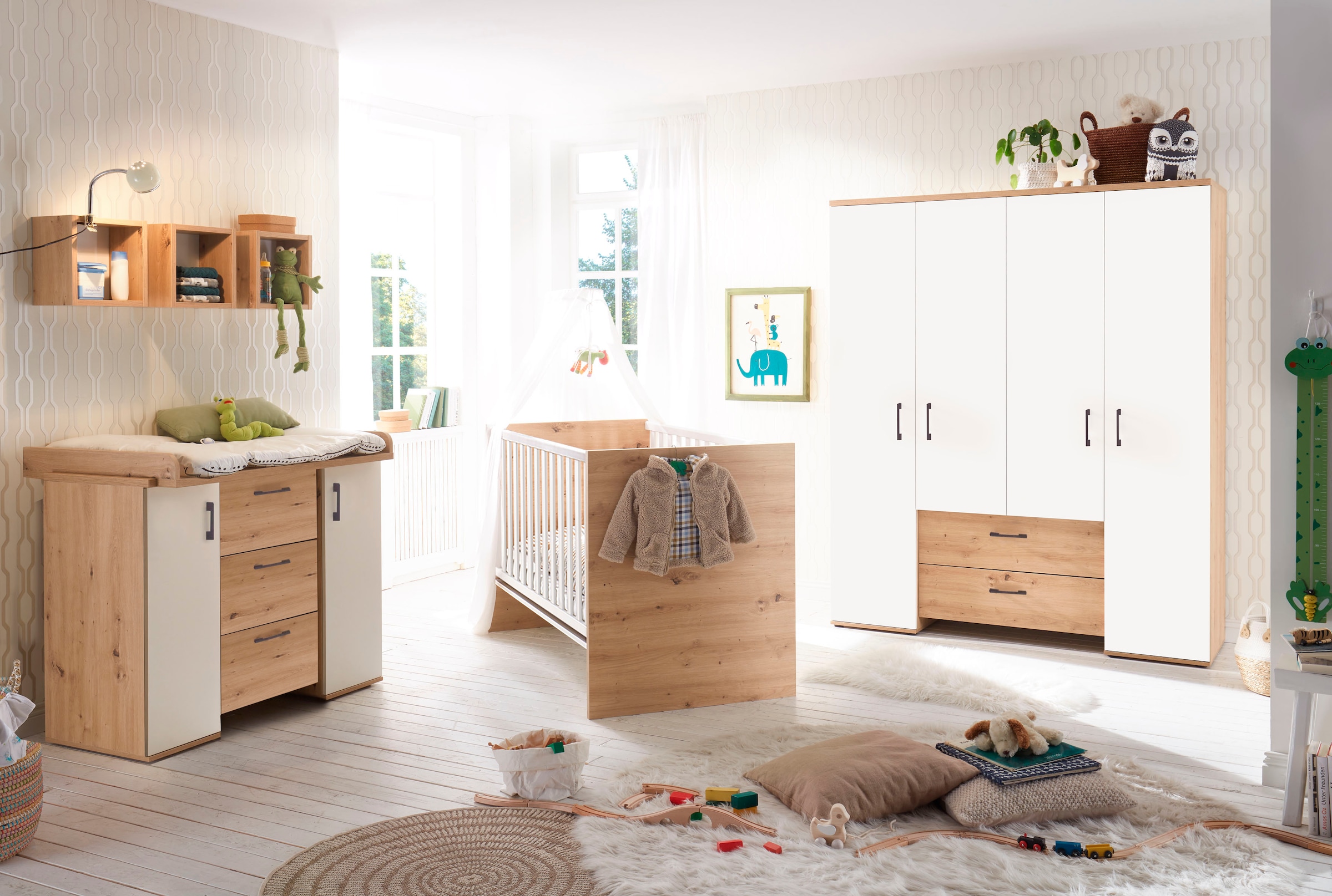 Mäusbacher Babybett »Cindy«, mit Schlupfsprossen