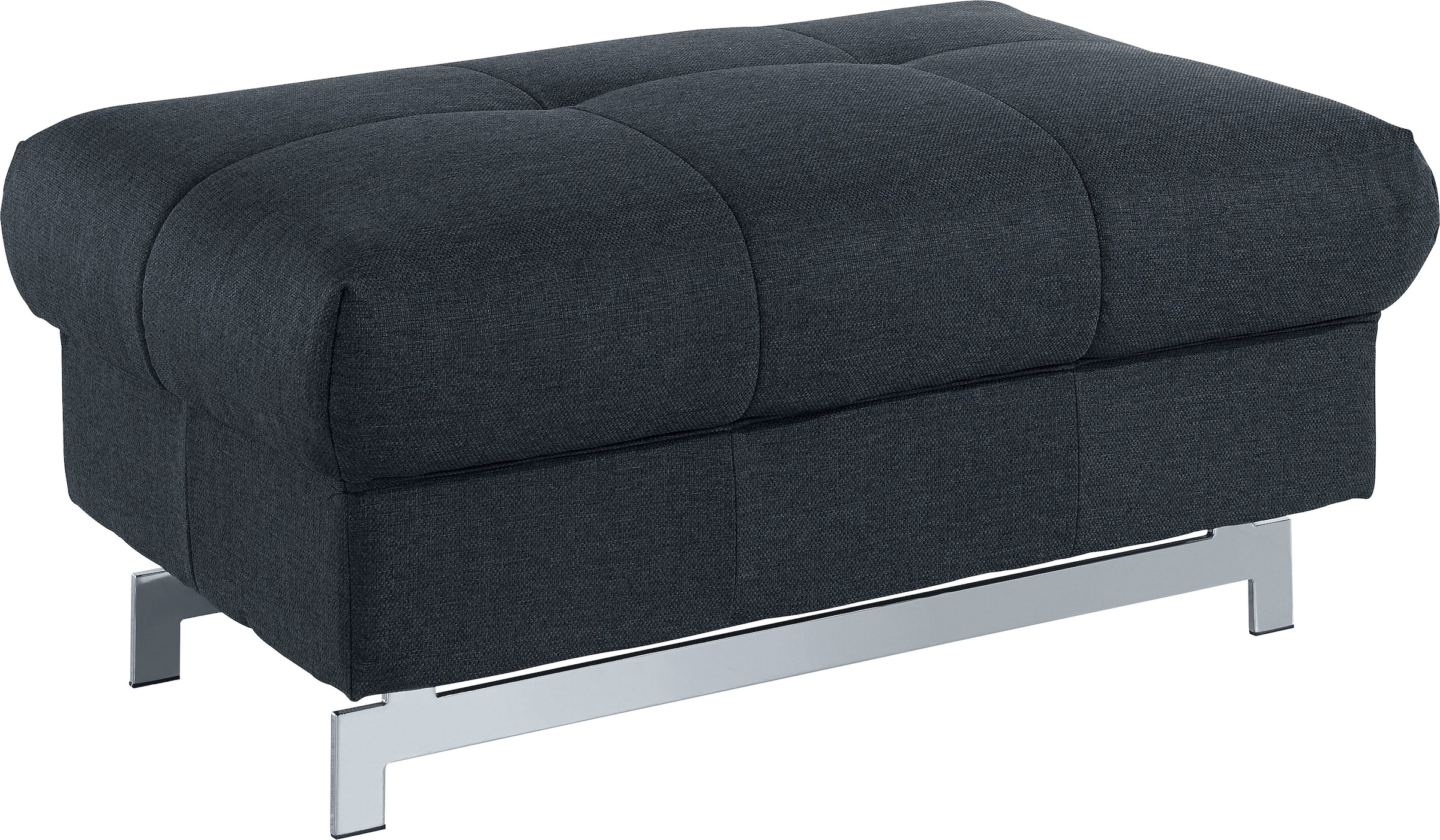 COTTA Polstergarnitur »Chef L-Form«, (Set, 2 tlg.), Set bestehend aus: Ecksofa mit Kopfteilverstellung & Hocker