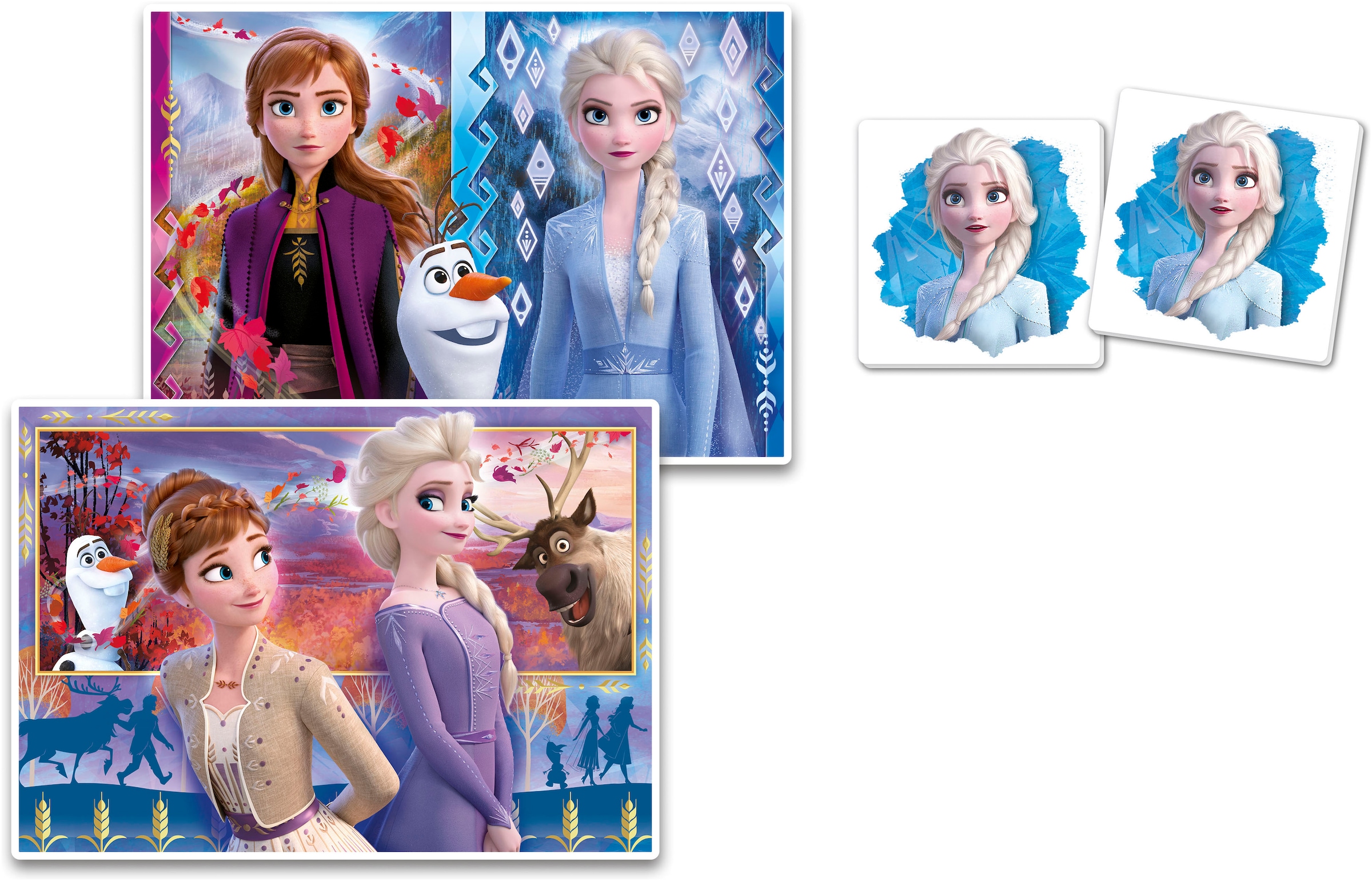 Clementoni® Puzzle »Edukit, 4n1, Frozen 2«, Made in Europe