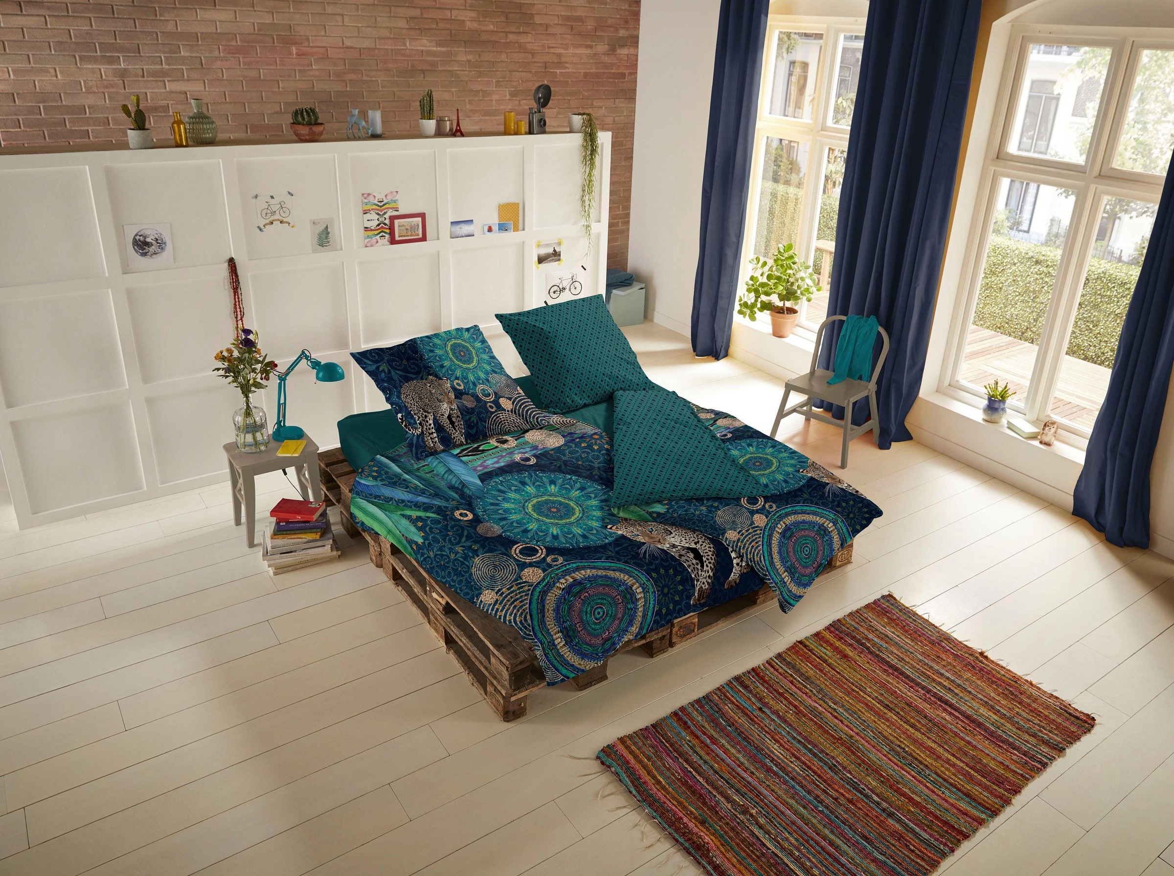 hip Wendebettwäsche »Imena« 2 Stk. tlg. Mako-Satin, 155x220, Reißverschluss günstig online kaufen