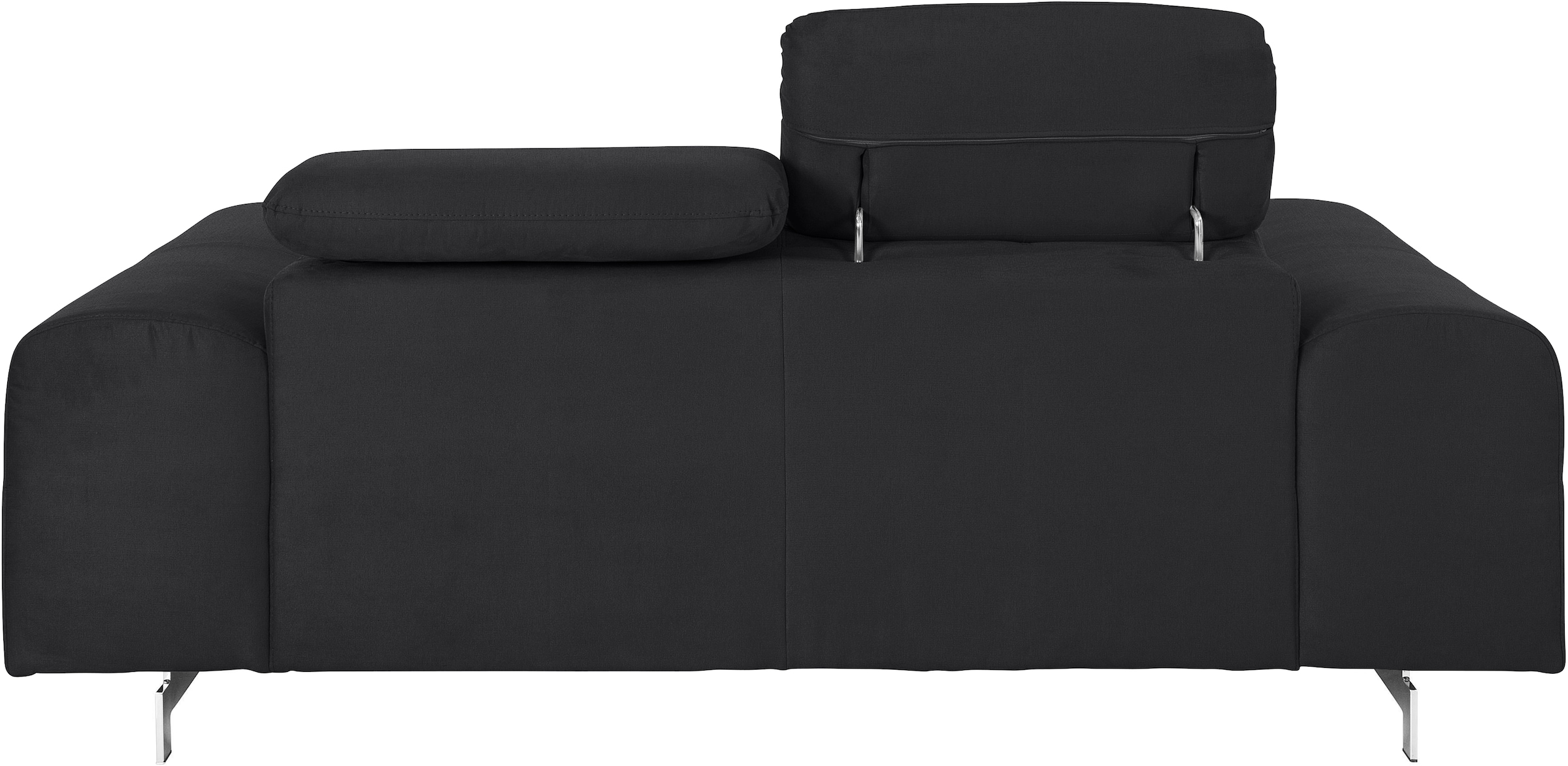 COTTA 2-Sitzer »Chef«, Big-Sofa mit Kopfteilverstellung, edle Metallkufen