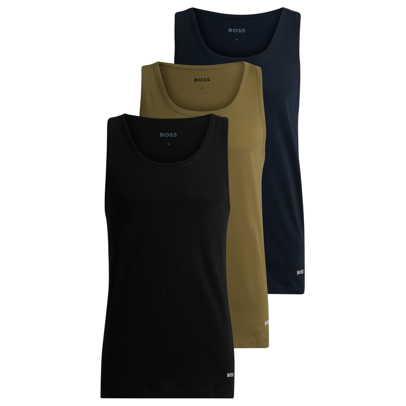 BOSS Tanktop Packung, 3 Stk. tlg. mit Stickerei Open Miscellaneous 992 M M Tanktop-Set von BOSS Underwear