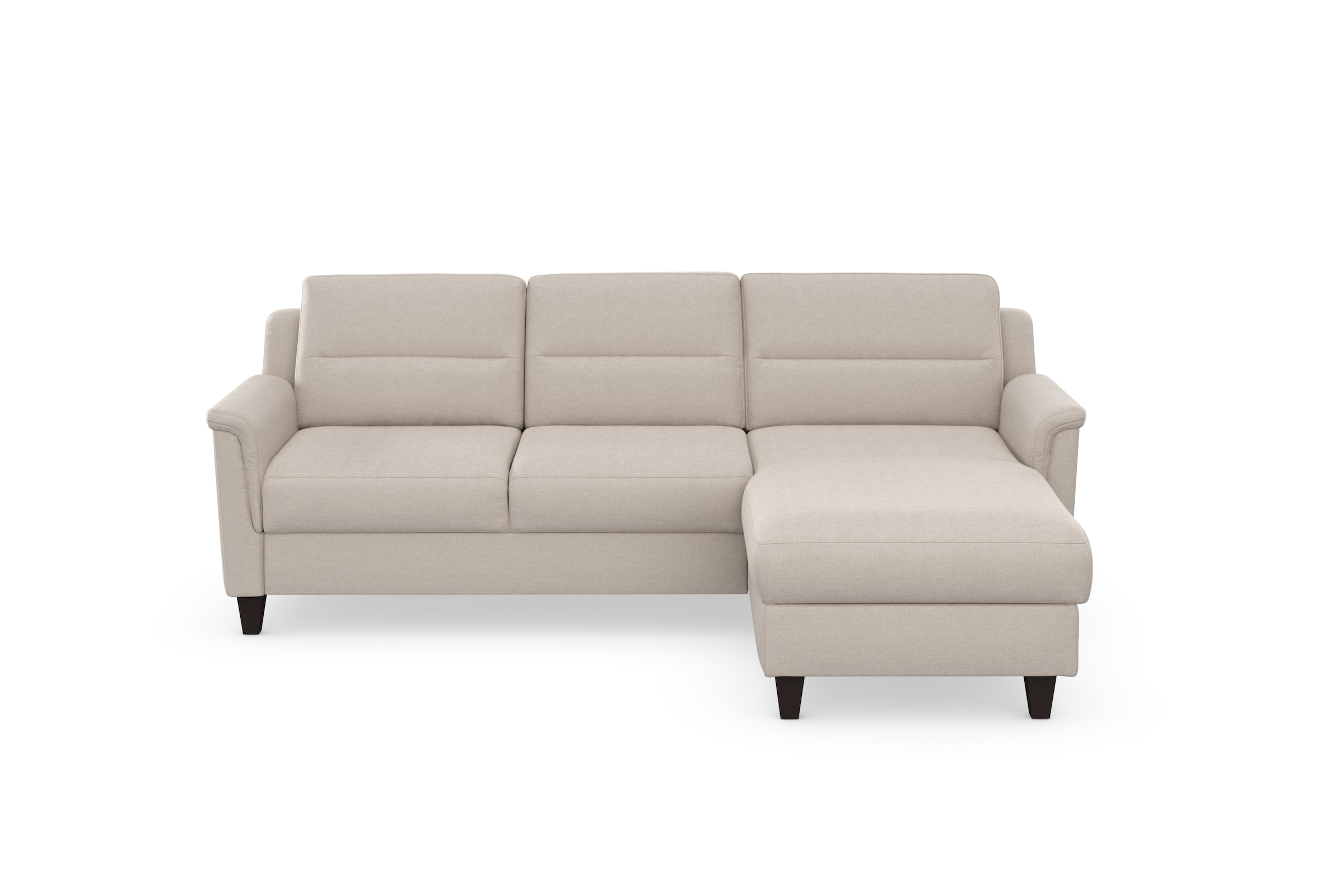 sit&more Ecksofa »Farö L-Form«, inklusive Federkern, wahlweise mit Bettfunktion und Bettkasten