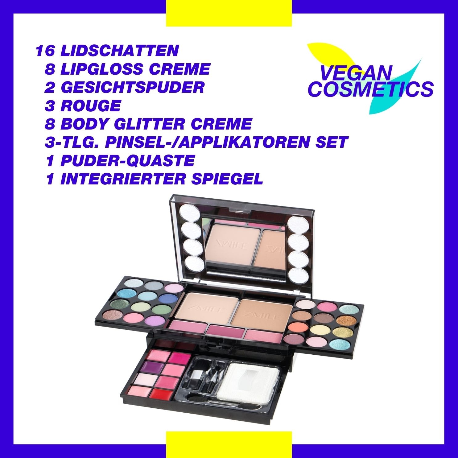 ZMILE COSMETICS Kosmetik-Set, (Packung, 42 tlg.), mit veganer Formulierung