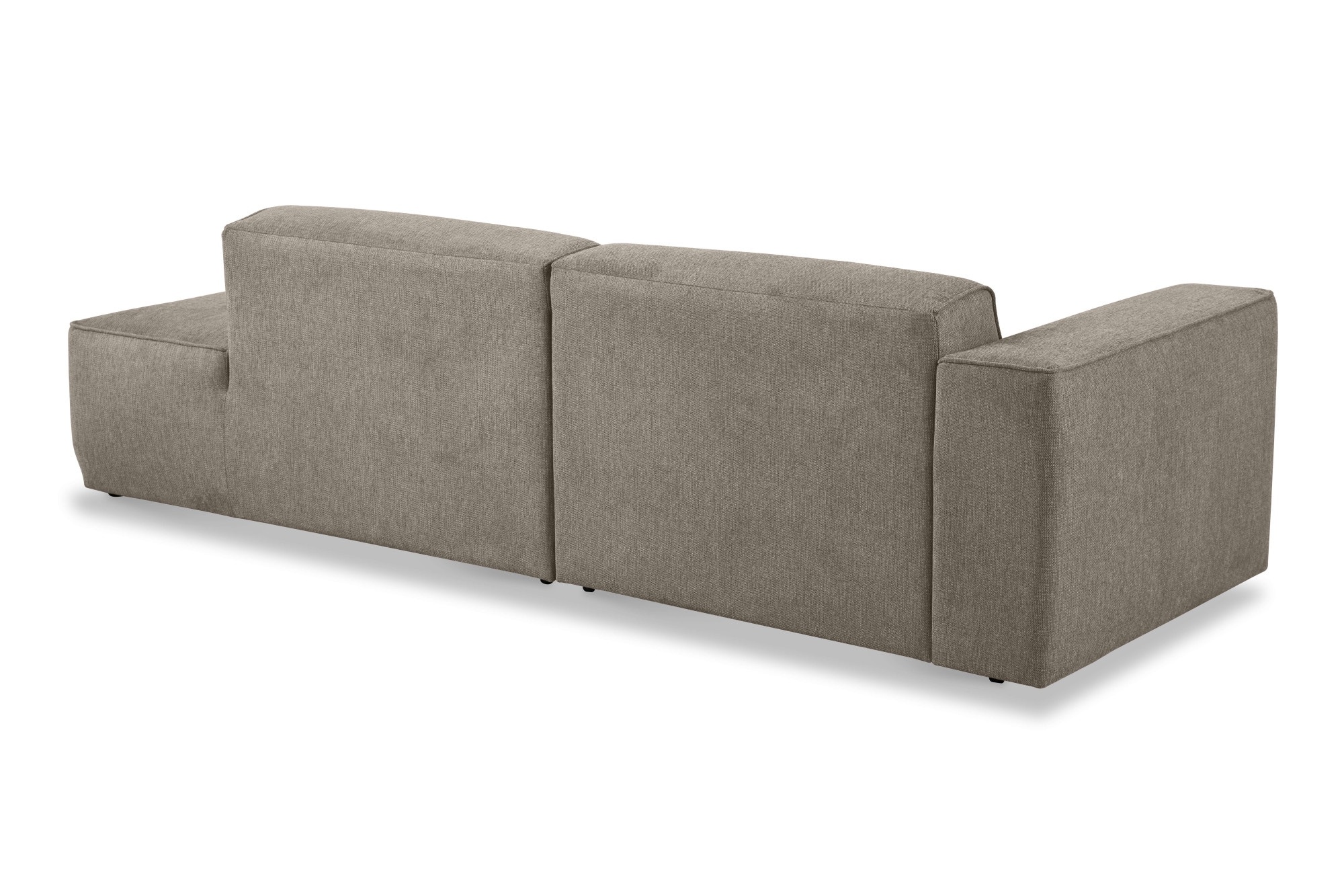 andas 2-Sitzer »Noord mit Kedernaht, Breite 227 cm«, Cord, Struktur, Webstoff, mit Wellenunterfederung, Massivholzrahmen