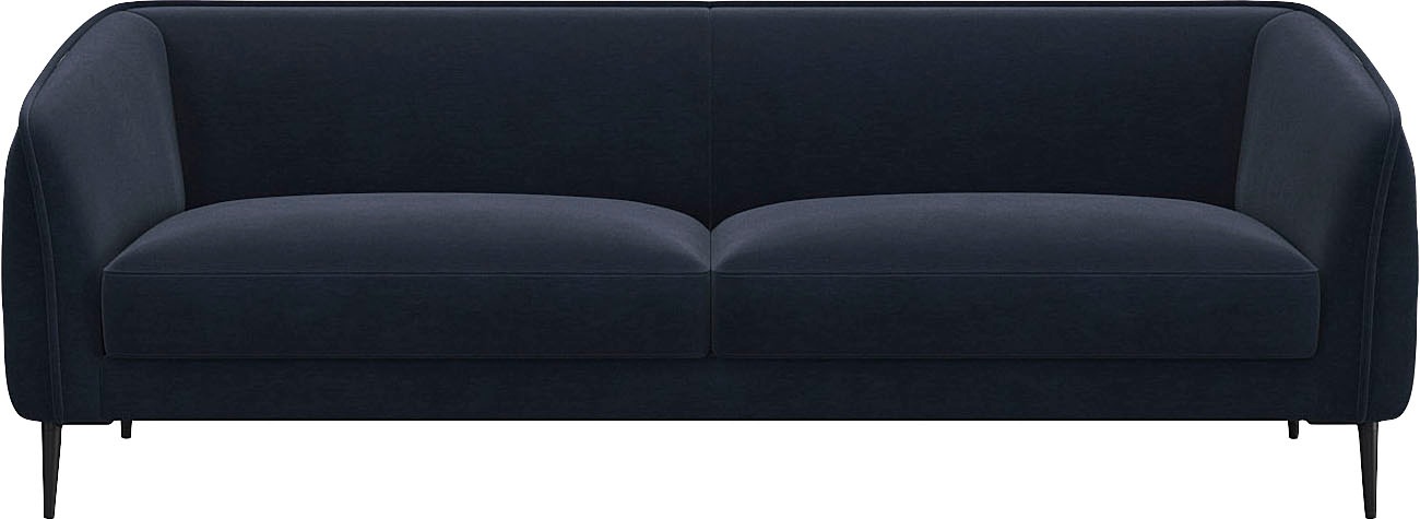 FLEXLUX 3-Sitzer »Belle Designsofa, Couch, bequem durch Kaltschaum im Sitz« günstig online kaufen