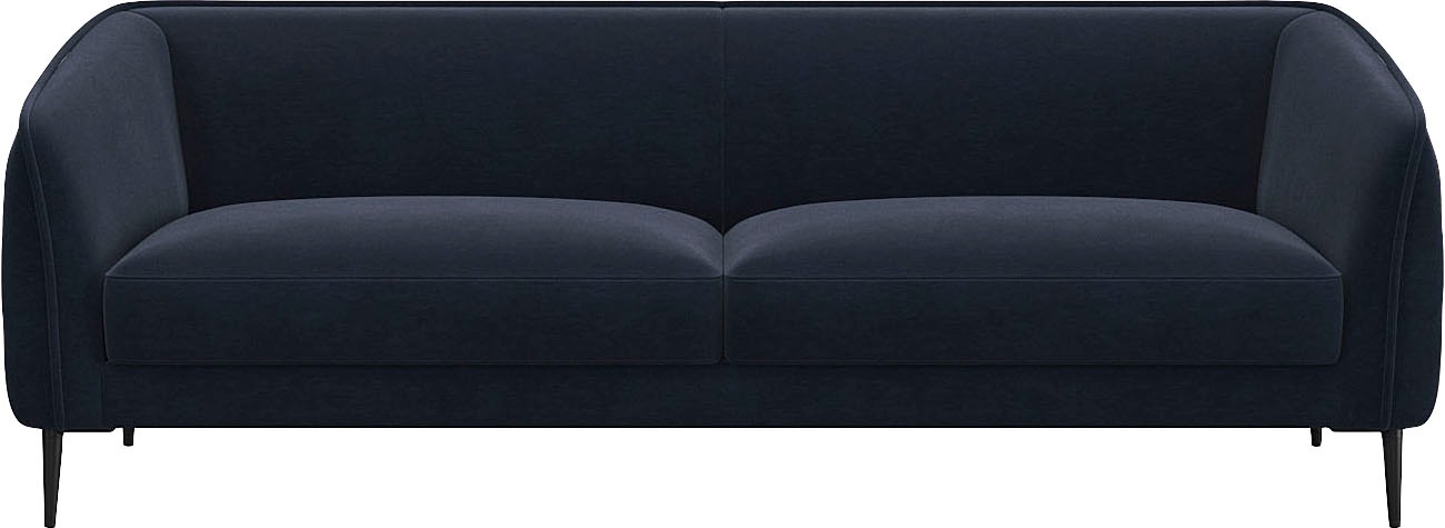 FLEXLUX 3-Sitzer "Belle Designsofa, Couch, bequem durch Kaltschaum im Sitz" günstig online kaufen