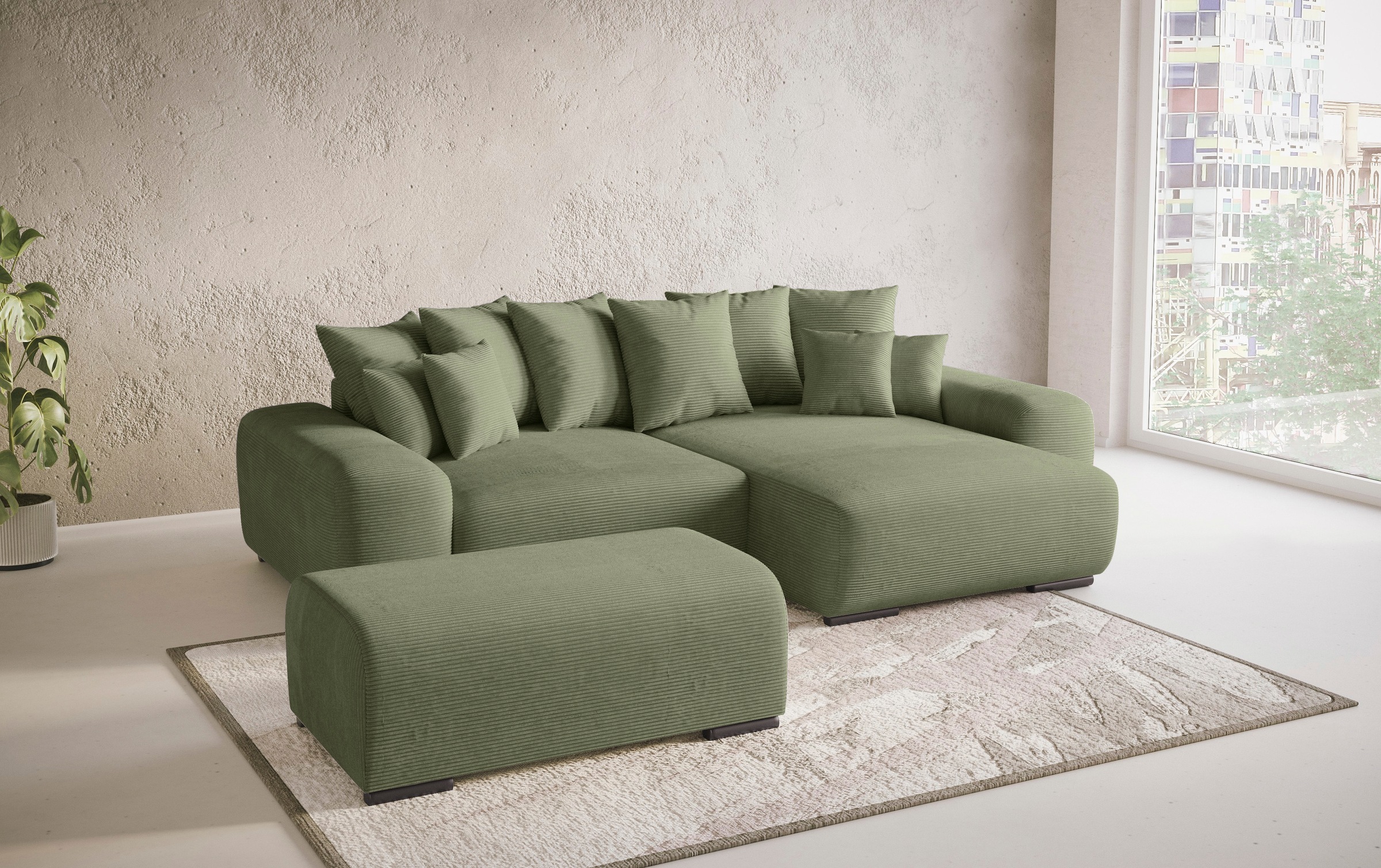 Mr. Couch Hockerbank »Sundance«, Mit DuraSpring-Taschenfederkern bis 140 kg belastbar