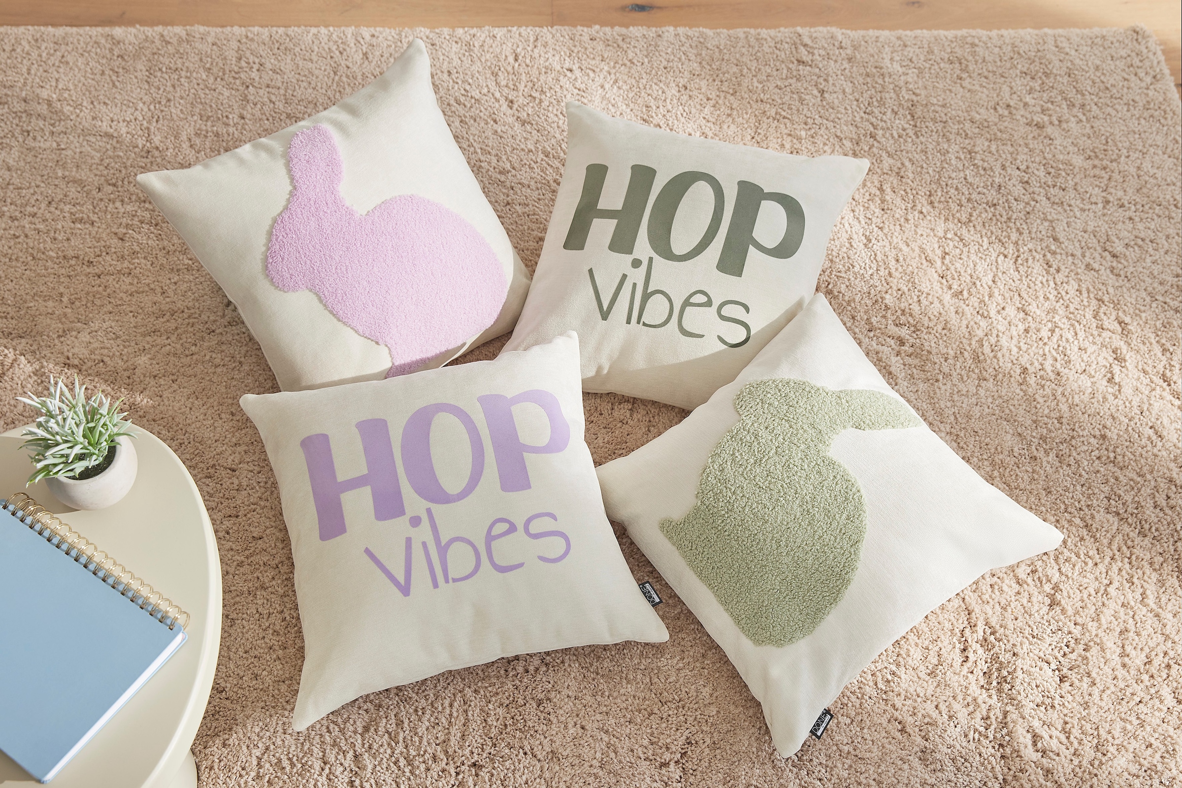 done.® Dekokissen »BUNNY« Weicher Chenille-Stoff
Kuscheliger Teddy-Flock