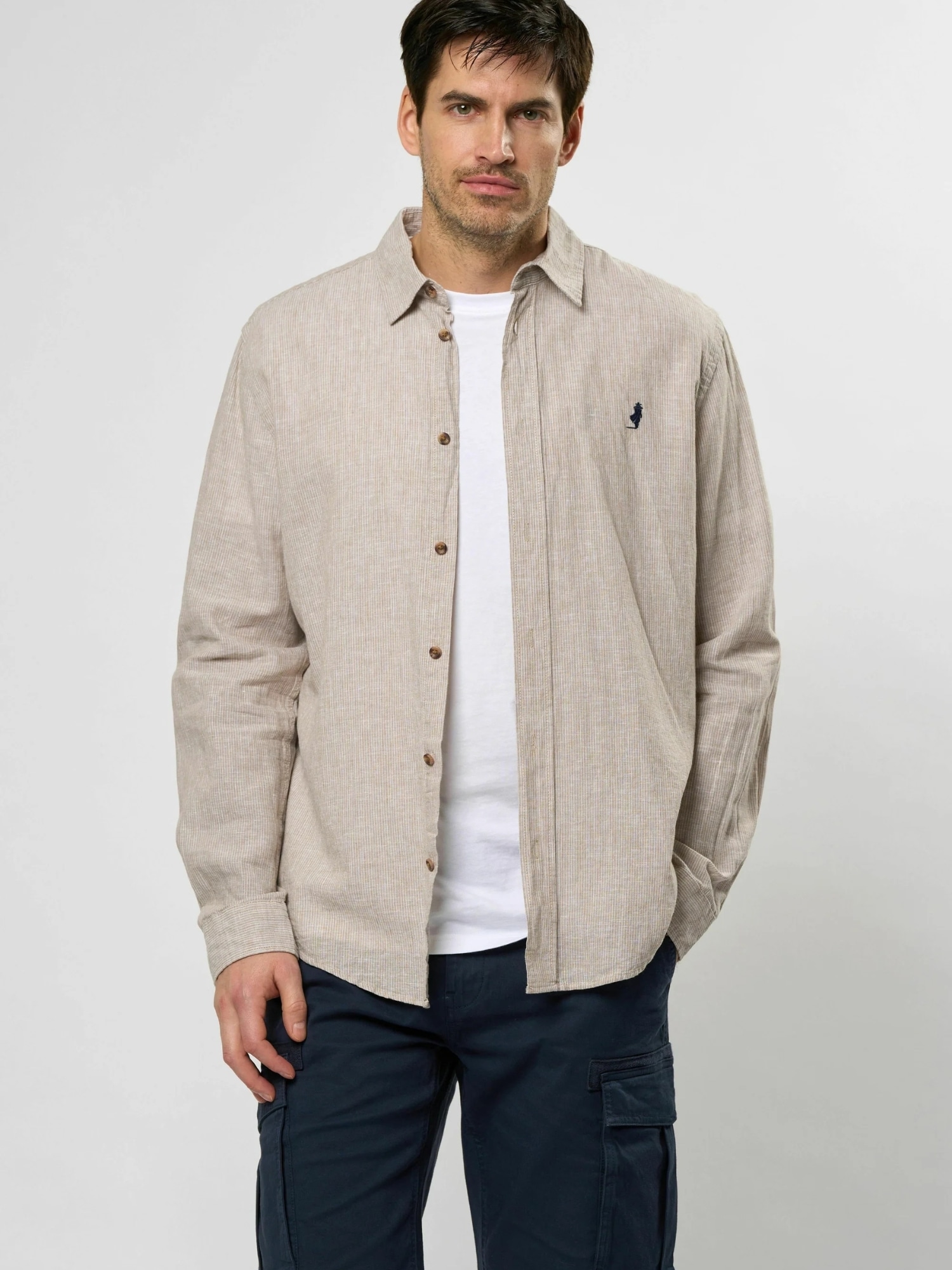 MCS Leinenhemd »MCS linen shirt Pasadena«