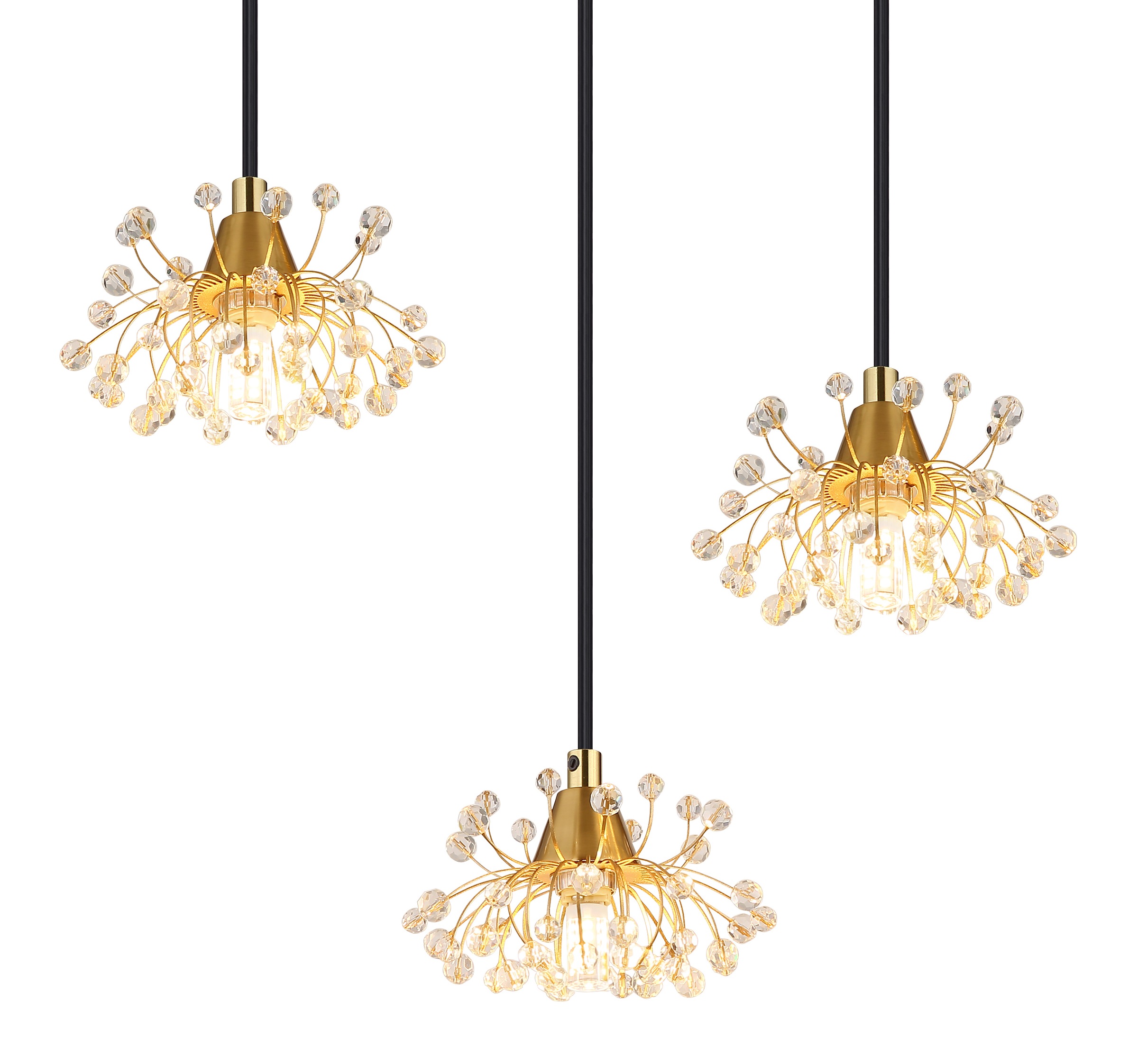 GLOBO LIGHTING Hängeleuchte »FIORE« G9 1 Stk. Hängelampe/Pendelleuchte/Esszimmer/Wohnzimmer/Esstisch