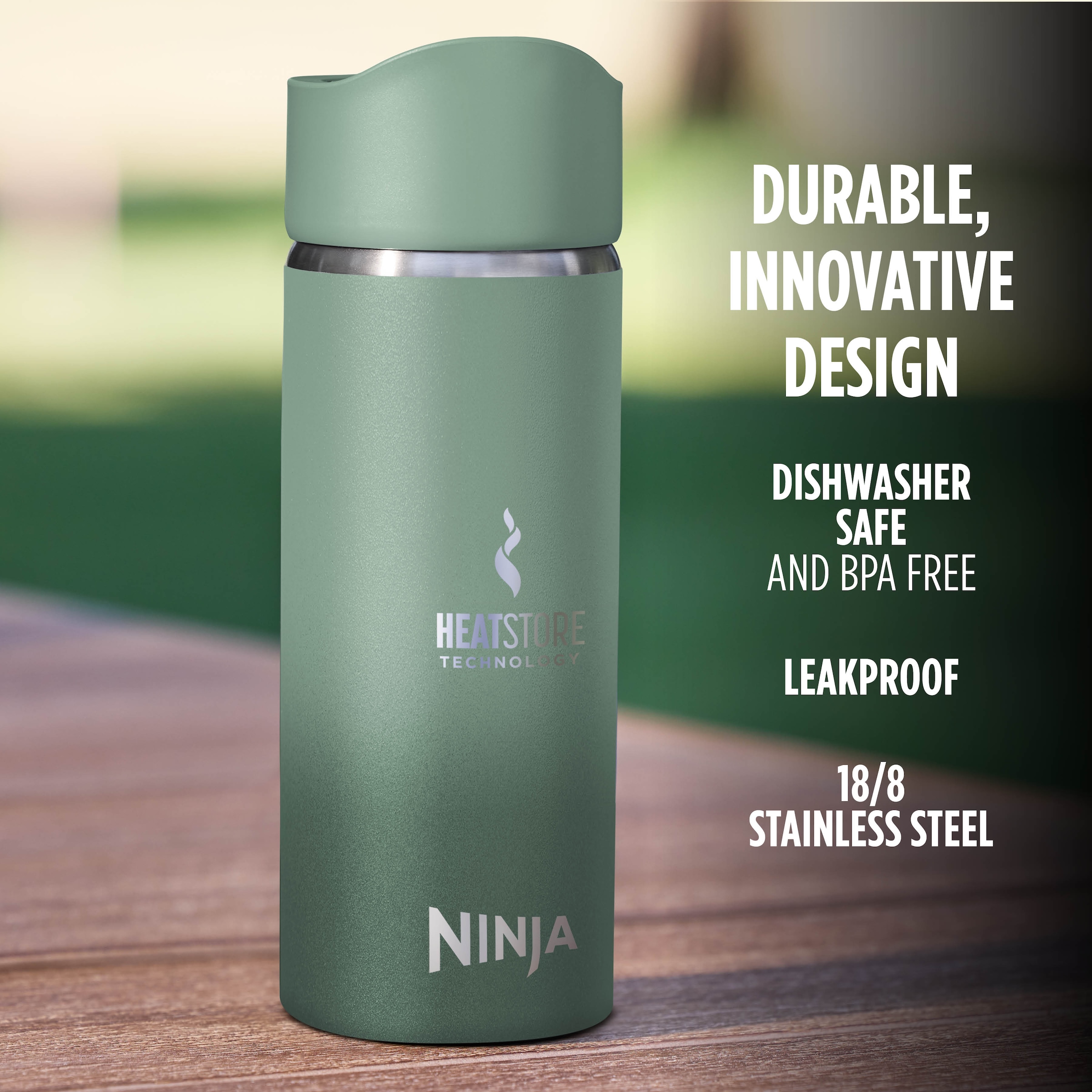 NINJA Isolierflasche »Ninja Sip Perfect Reisebecher - 300 ml DW1203EUU / 400 ml DW1603EUU«, Kontrollierte Wärme für den perfekten Schluck, jedes Mal
