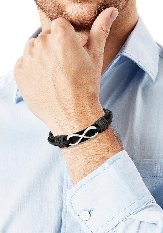 s.Oliver Lederarmband »Hauptkollektion - Infinity/Unendlichkeitsschleife, 2026136« jetzt bestellen