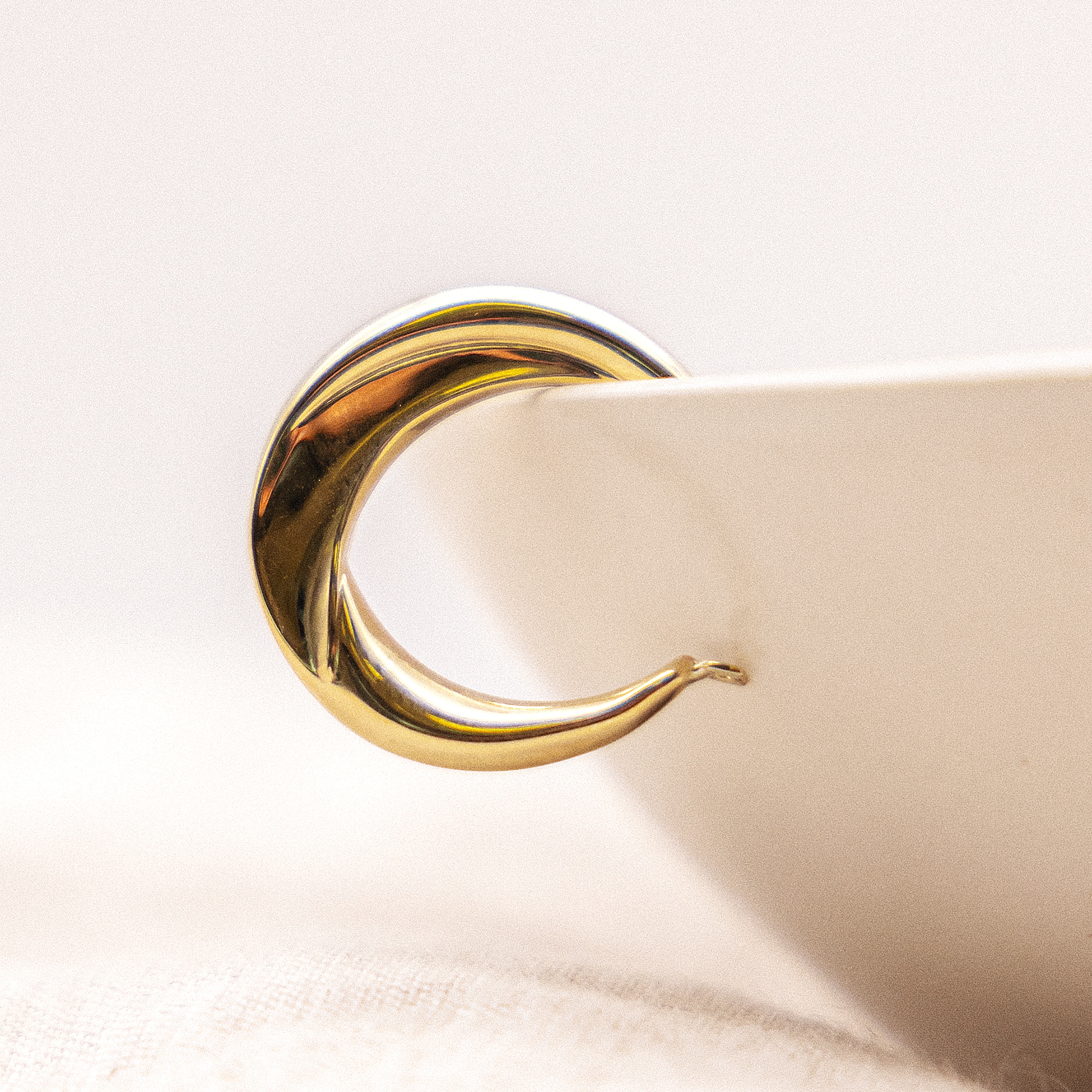 Fascination by Ellen K. Paar Creolen »Gold 333 glanz matt«