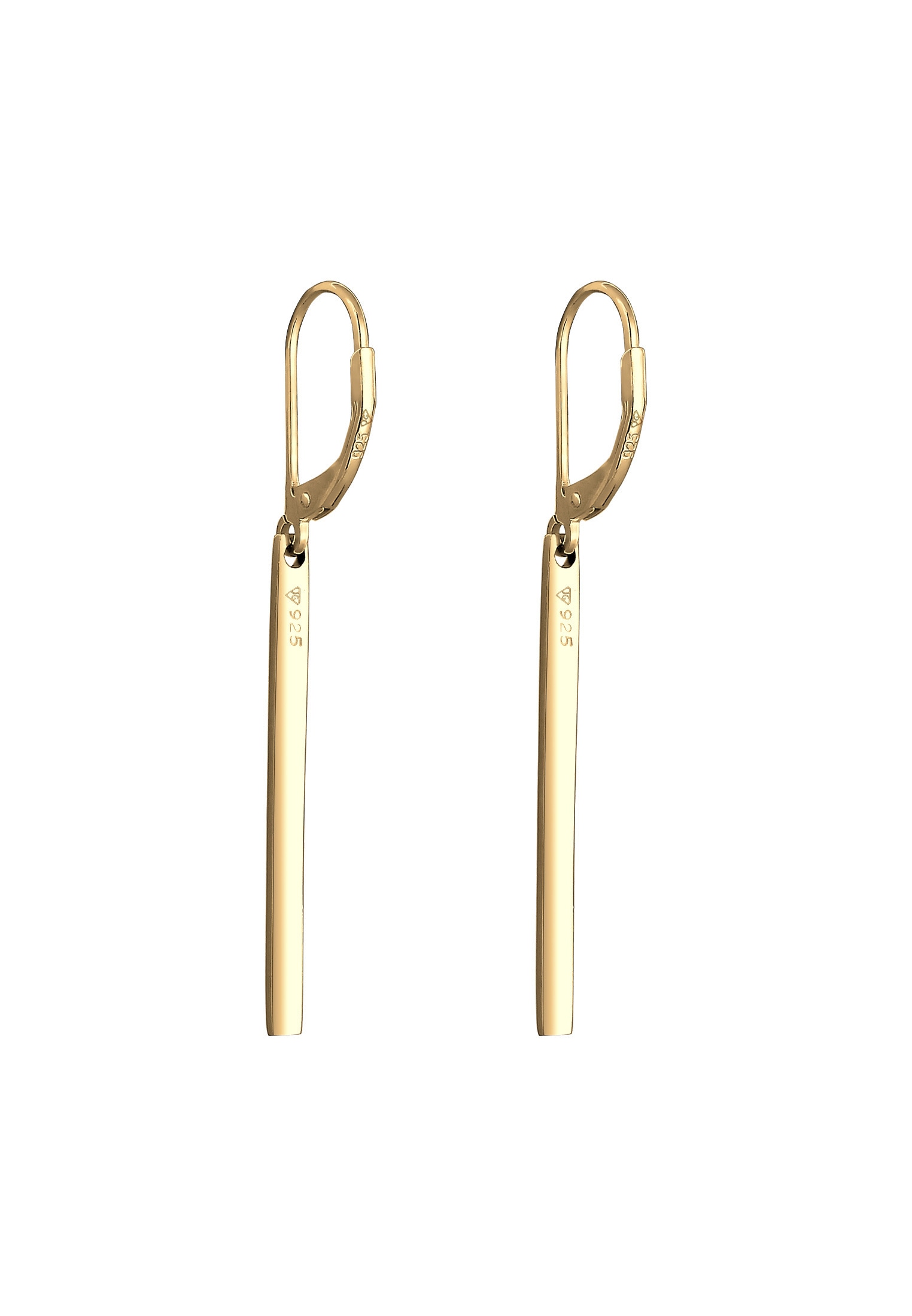 Elli Paar Ohrhänger »Basic Hänger Geo Stab Look 925 Silber«