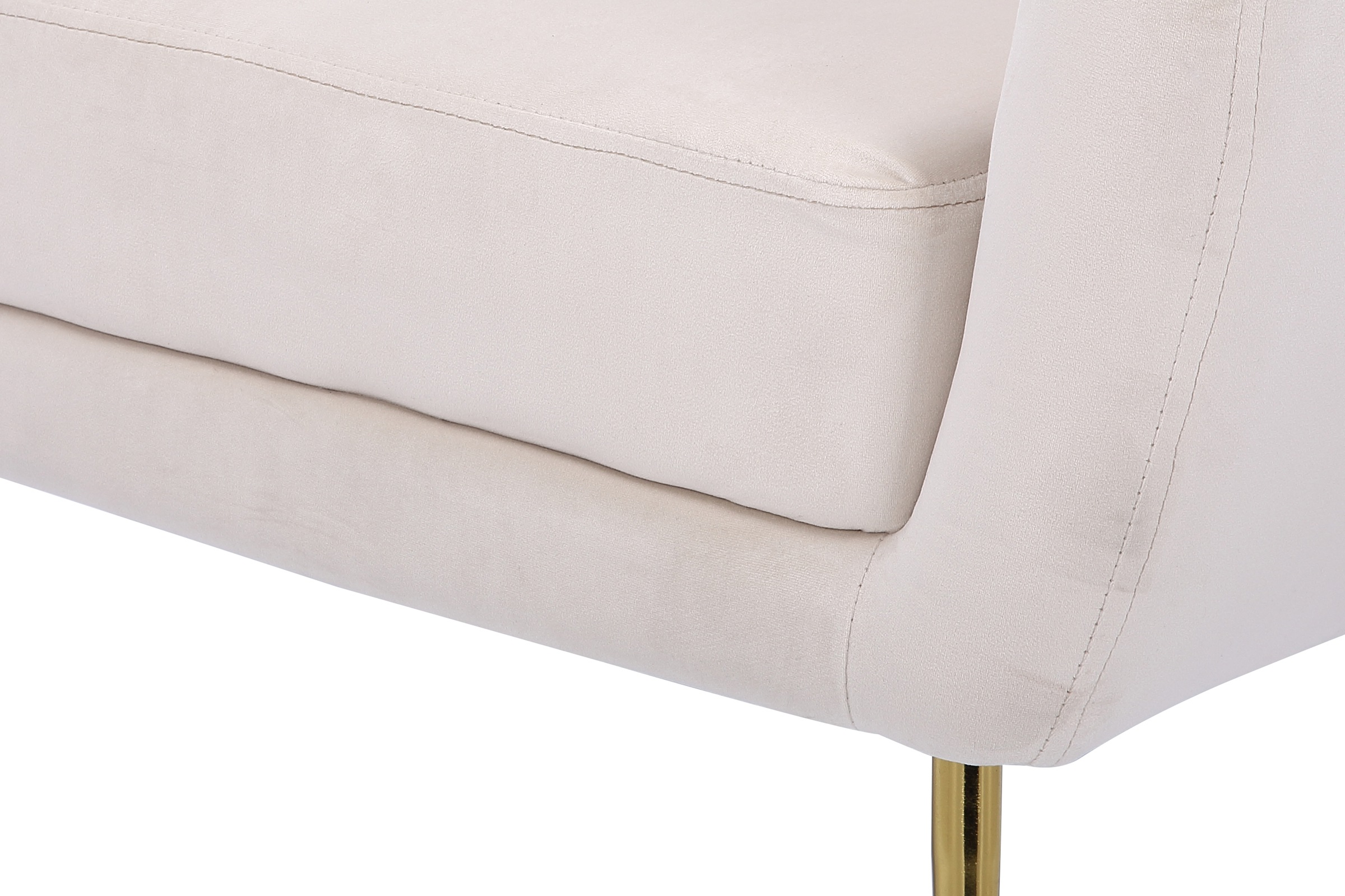 Kayoom Sessel »Sofa Doreen 125, komfortabler Sessel, einfarbige Gestaltung«, (1 St.), modern, platzsparend, pflegeleicht, samtweicher Bezug aus Stoff