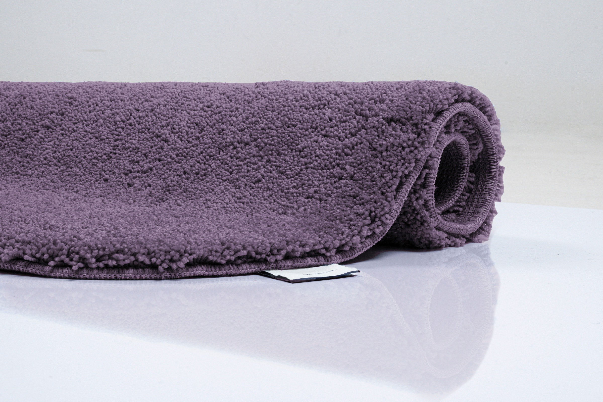 TOM TAILOR Badematte »Cozy Bath UNI«, rutschhemmend beschichtet, fußbodenheizungsgeeignet, Badteppich, Uni Farben, rechteckig, rund und oval erhältlich