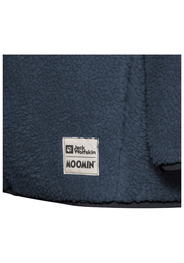 Jack Wolfskin Fleecejacke »MOOMIN ICE CURL K«, mit Kapuze
