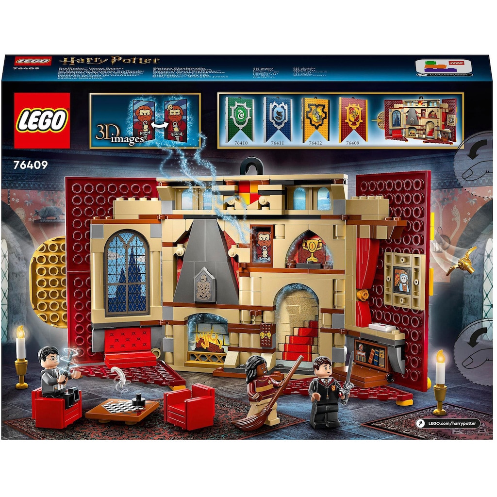 LEGO® Konstruktionsspielsteine »Hausbanner Gryffindor (76409), LEGO® Star Wars™«, (285 St.)