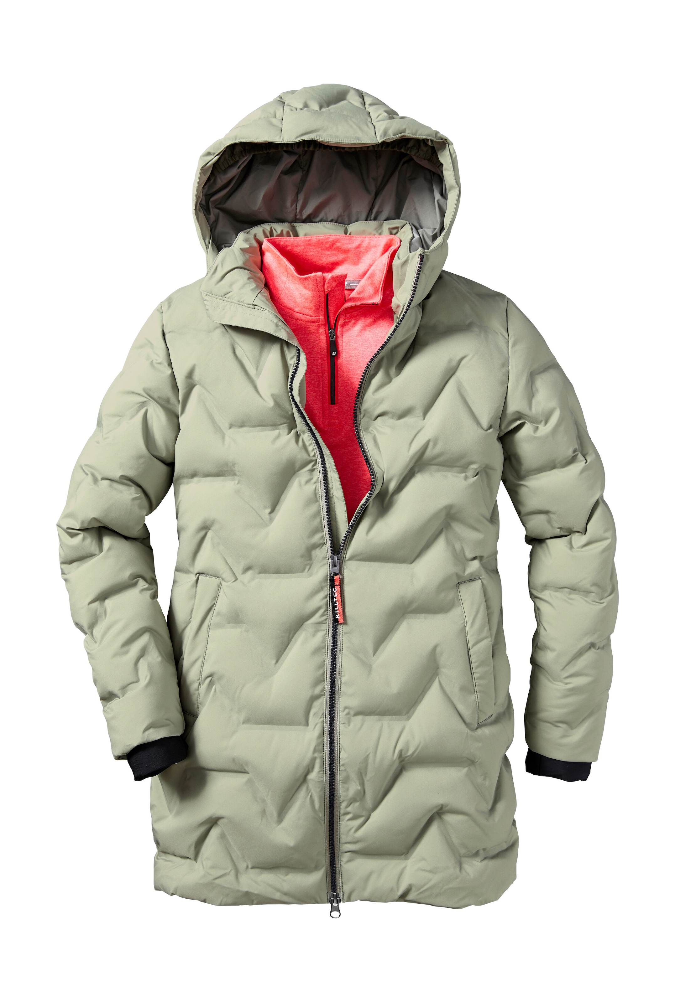 Killtec Steppmantel »KOW 358 GRLS QLTD PRK«, Winddichter, wasserabweisender Kinder-Parka mit 10.000 mm Wassersäule