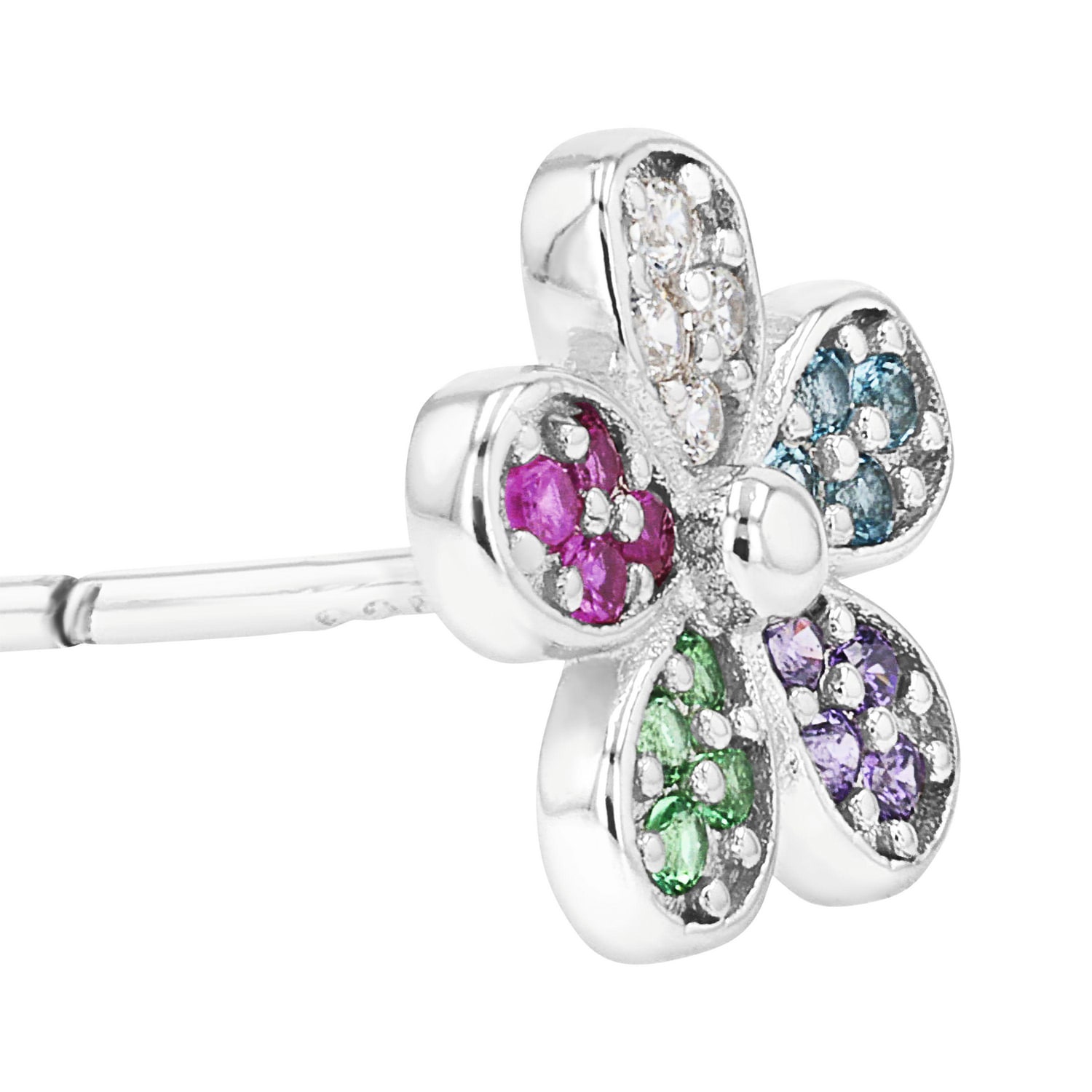 Prinzessin Lillifee Paar Ohrstecker »Blume-Motiv« mit Zirkonia (synth.)