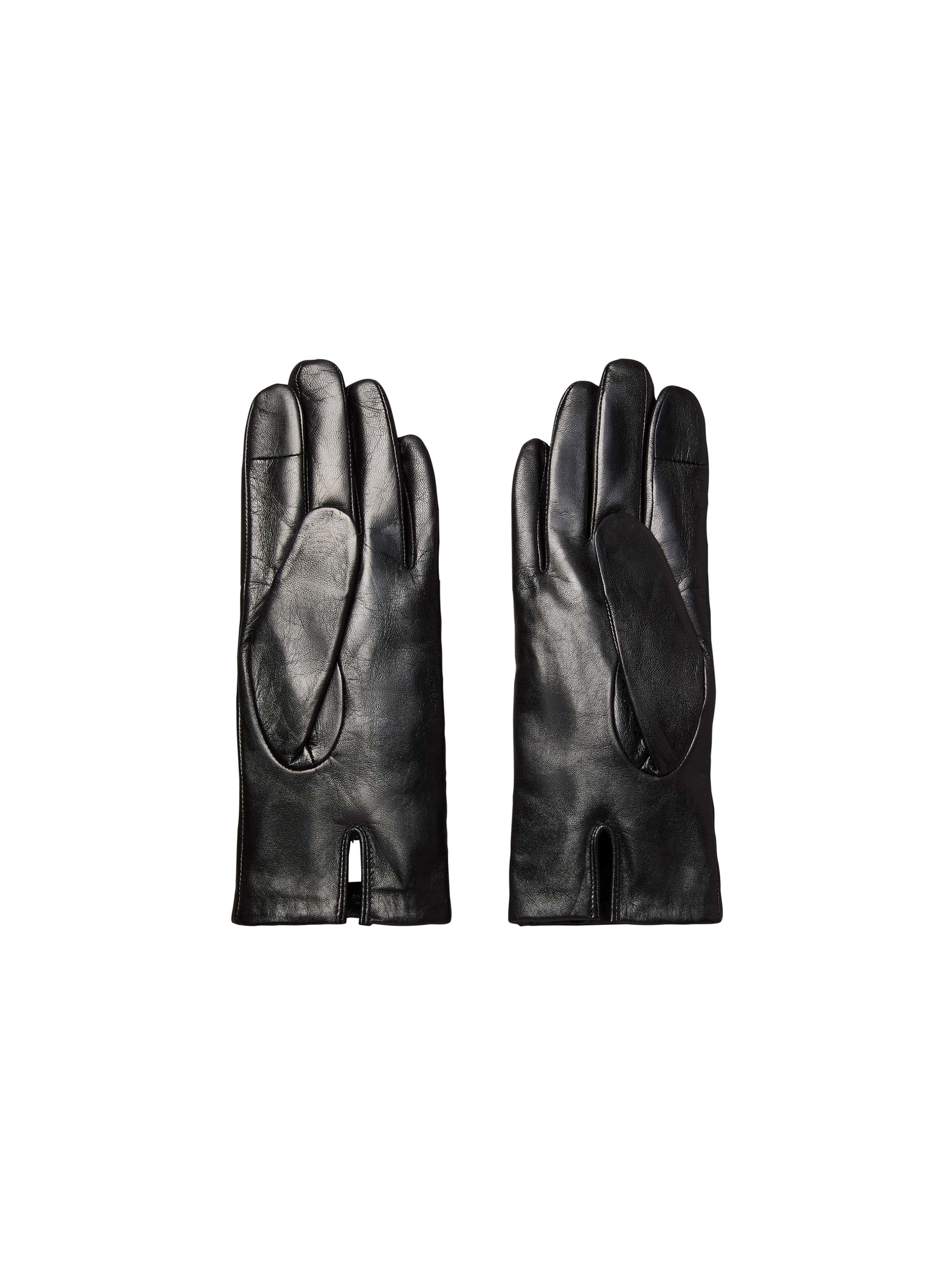 Calvin Klein Lederhandschuhe Regular fit mit Markenlogo