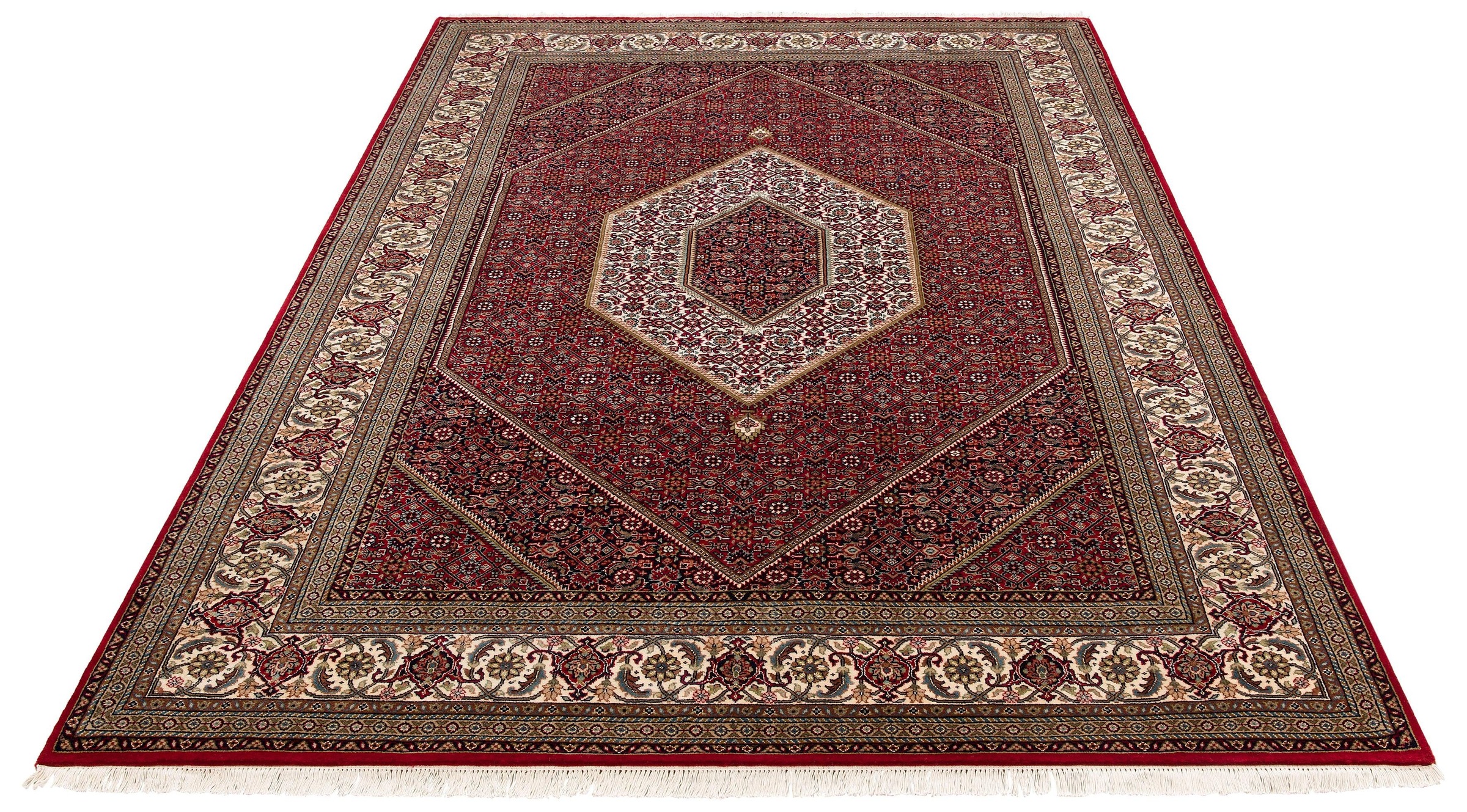 my home Orientteppich »Chandra«, rechteckig, 12 mm Höhe, handgeknüpft, 80% günstig online kaufen