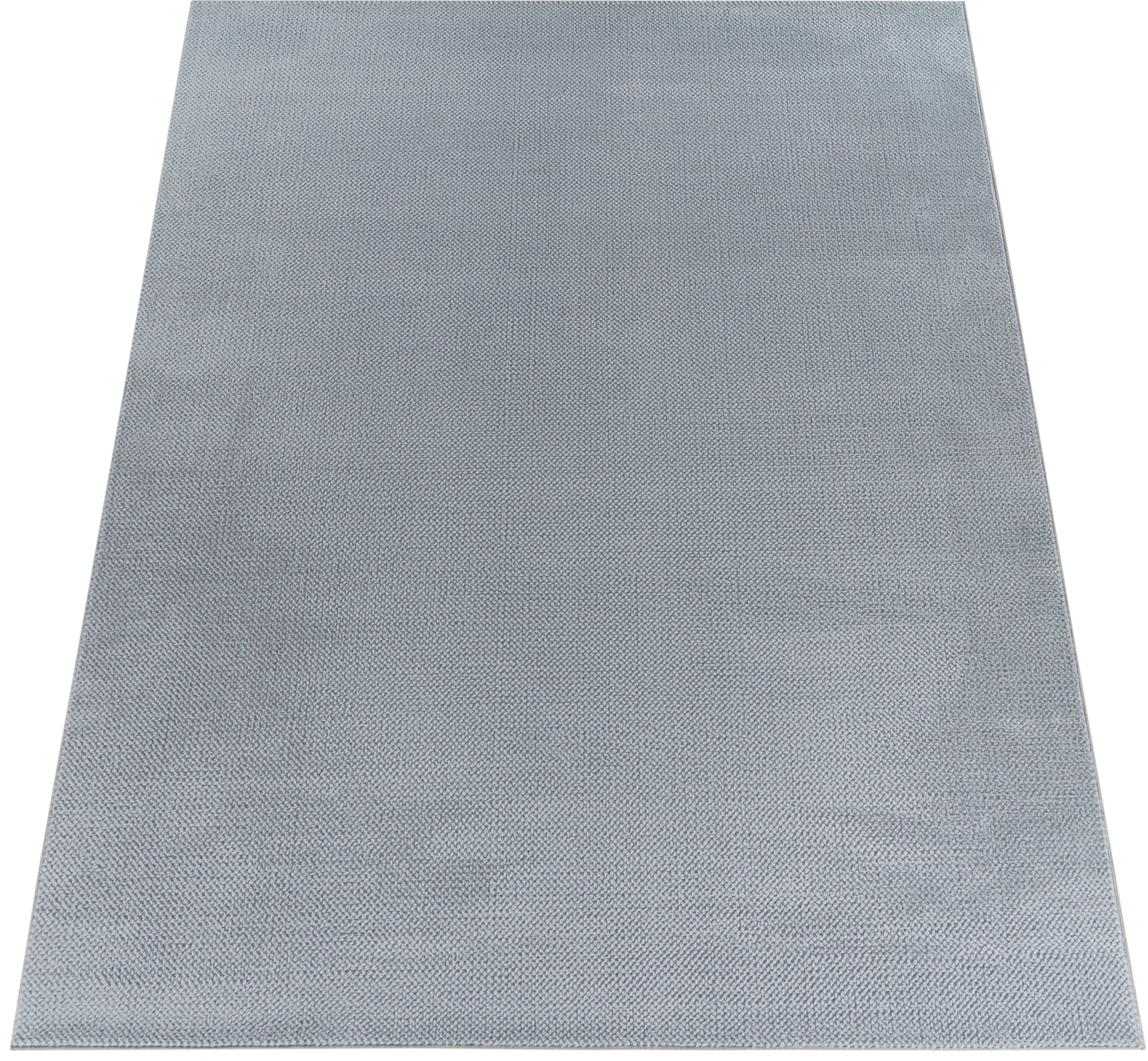 Teppich »Ciney«, rechteckig, 16 mm Höhe, Kurzflor, Hoch-Tief Effekt, Uni Farben, Scandi Design, besonders weich