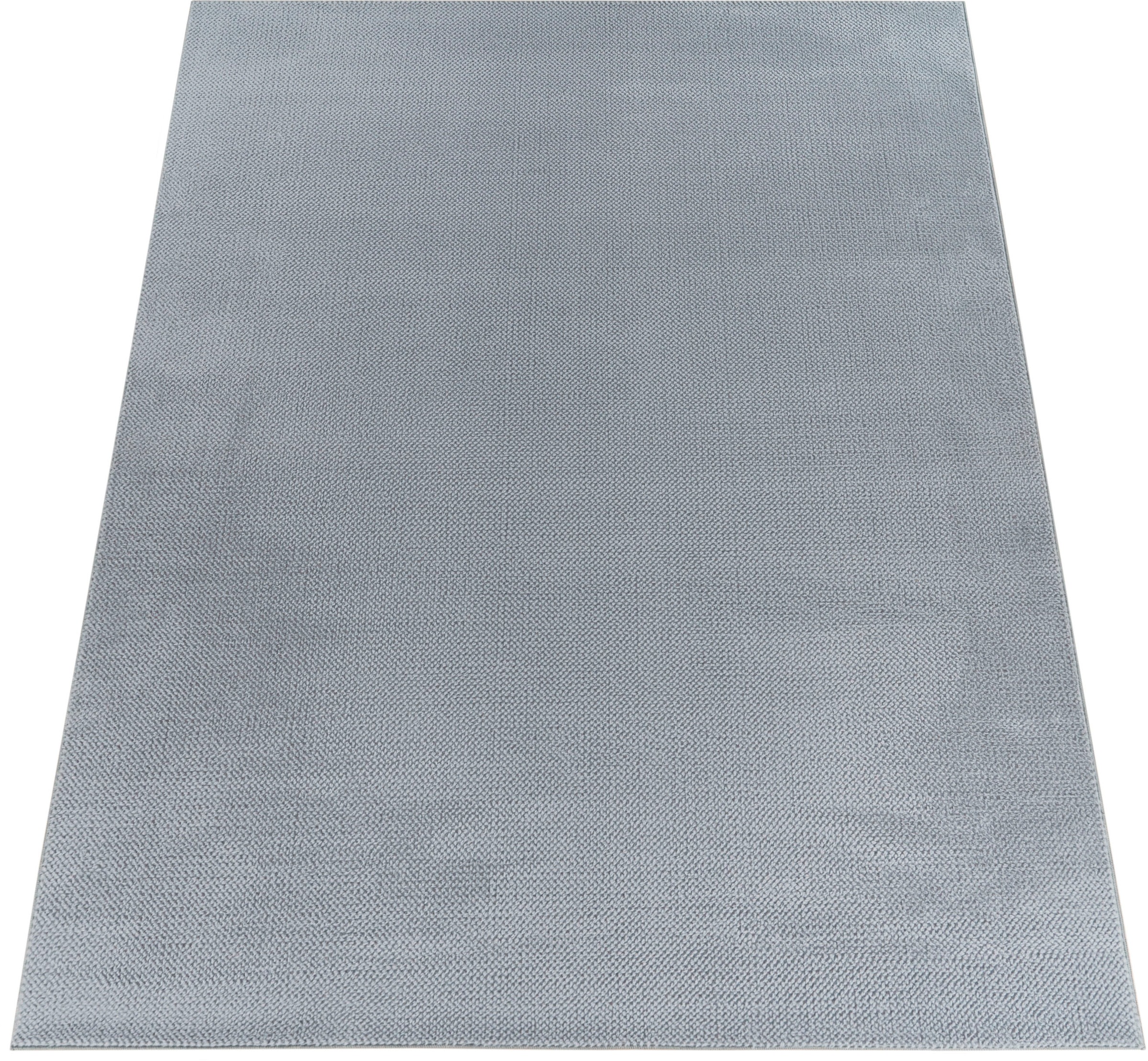 my home Teppich »Ciney« rechteckig 16 mm Höhe Kurzflor, Hoch-Tief Effekt, U günstig online kaufen