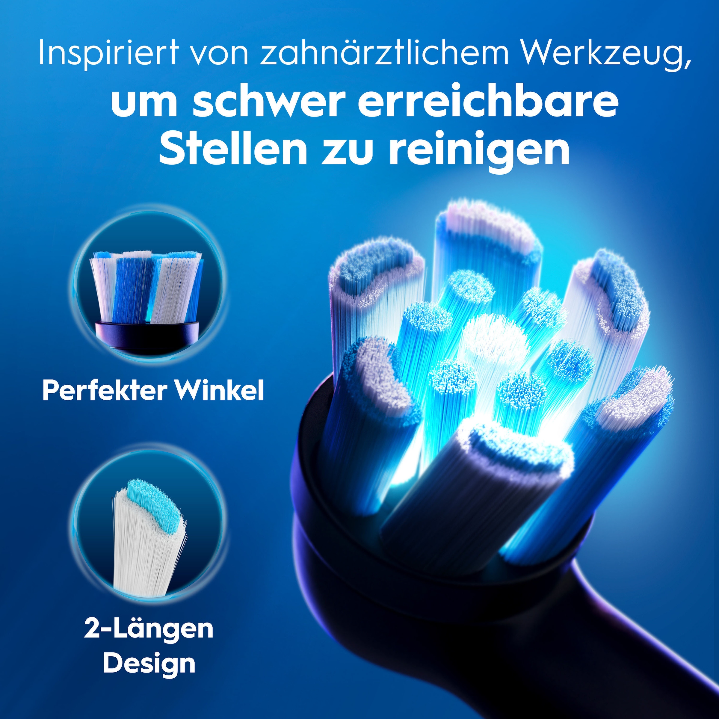 Oral-B Elektrische Zahnbürste »iO Series 2« 1 Stk. Aufsteckbürsten für die ultimative Reinigung , Reise-Etui