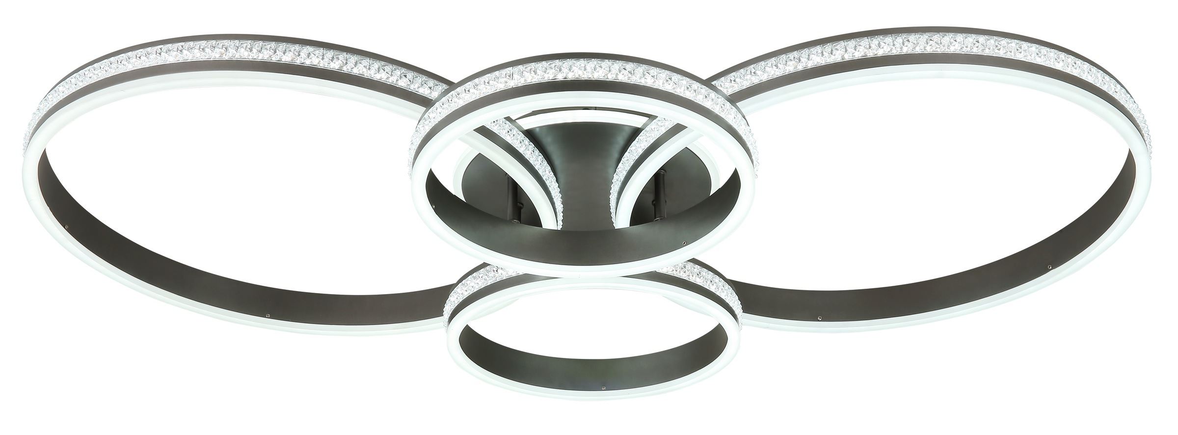 GLOBO LIGHTING Deckenleuchte »GROUNI« LED-Modul 1 Stk. warmweiß - kaltweiß Deckenlampe Wohnzimmer-Leuchte Schlafzimmer-Leuchte Flur Küche