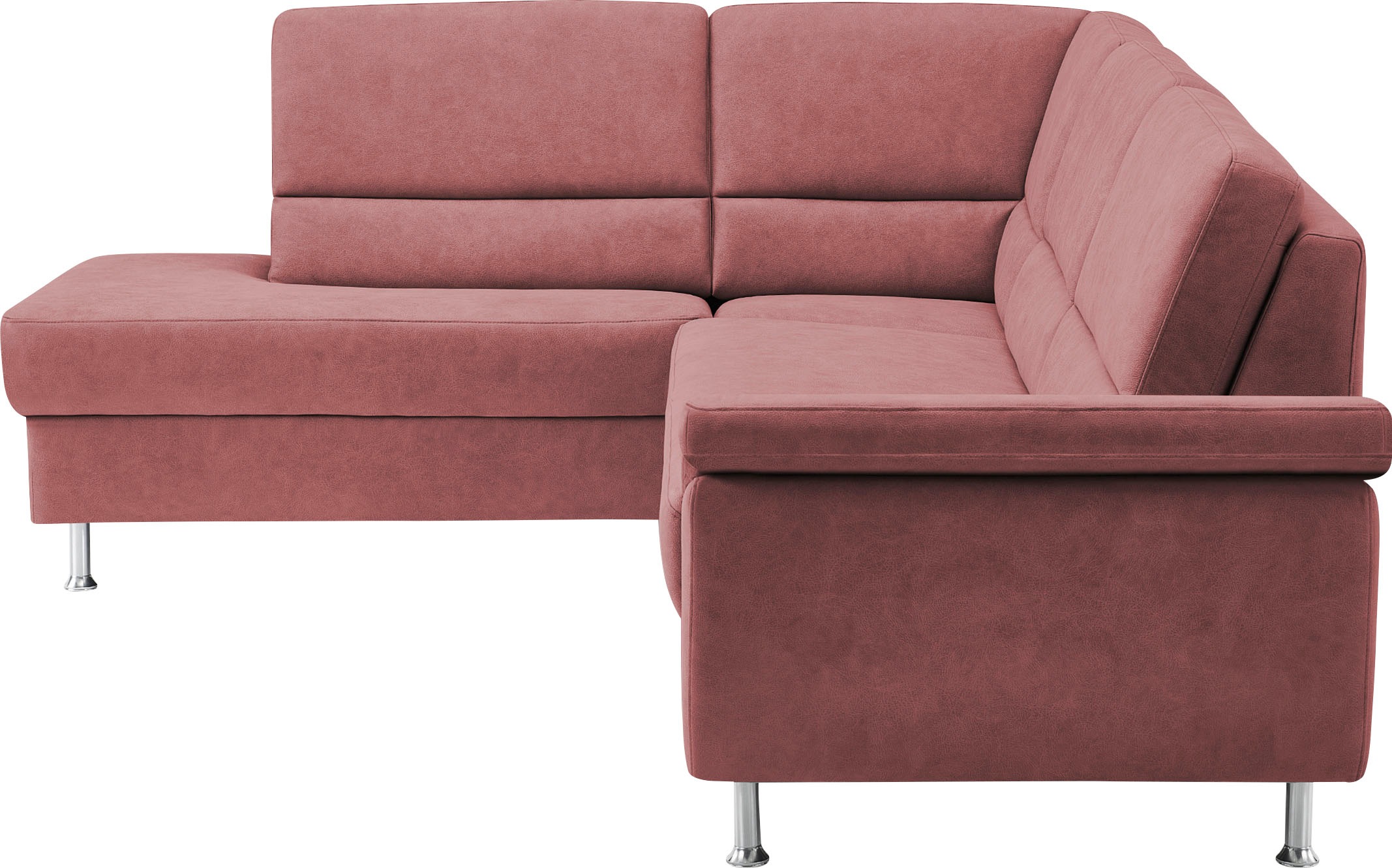 CALIZZA INTERIORS Ecksofa »Onyx L-Form«, Ottomane links oder rechts, wahlweise mit Bettfunktion, Breite 257 cm