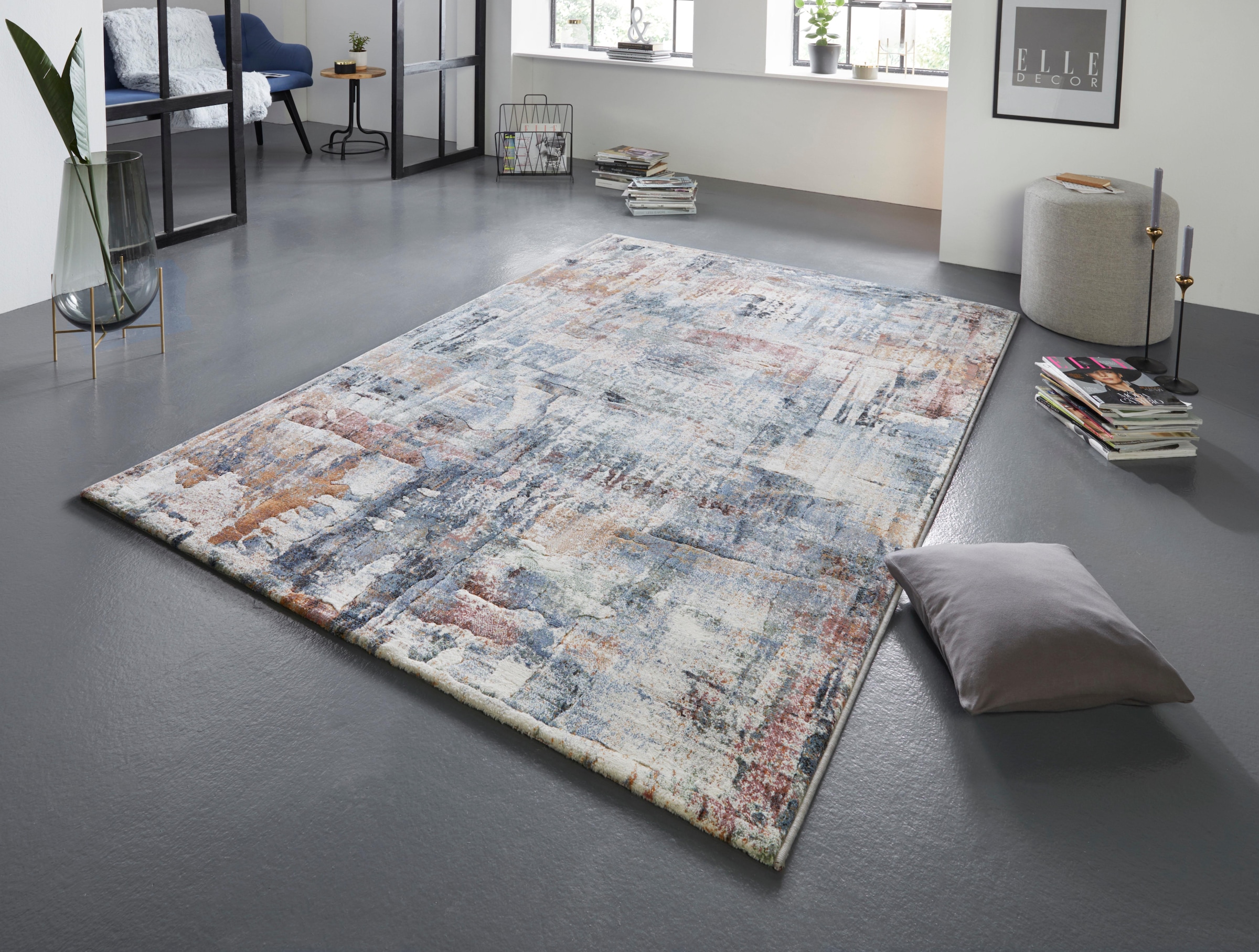 ELLE DECORATION Teppich »Vernon«, rechteckig, 11 mm Höhe, Kurzflor, Boho, Vintage, Wohnzimmer, Kinderzimmer, Schlafzimmer, Flur