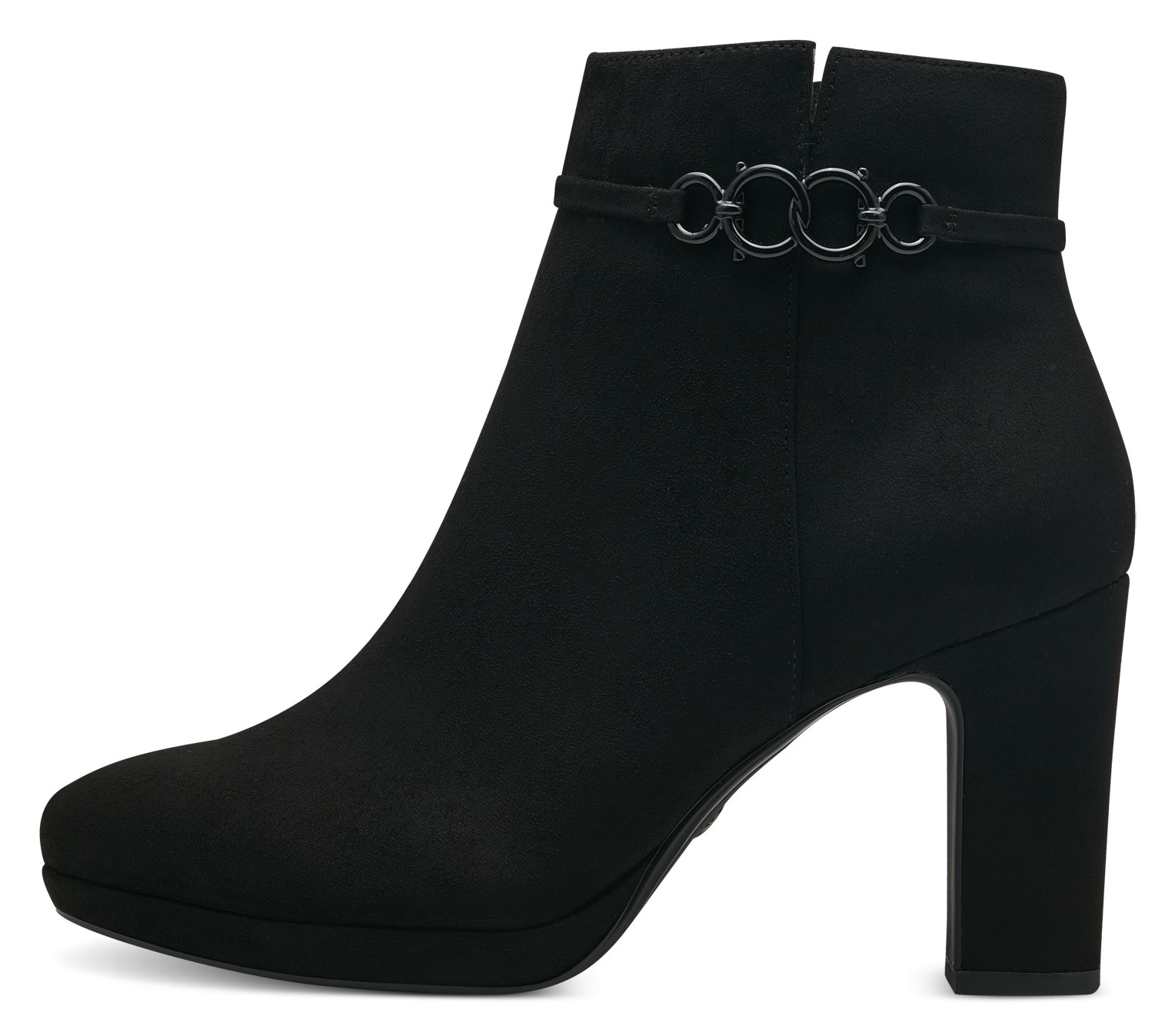 High-Heel-Stiefelette, mit dezenter Schmuckapplikation